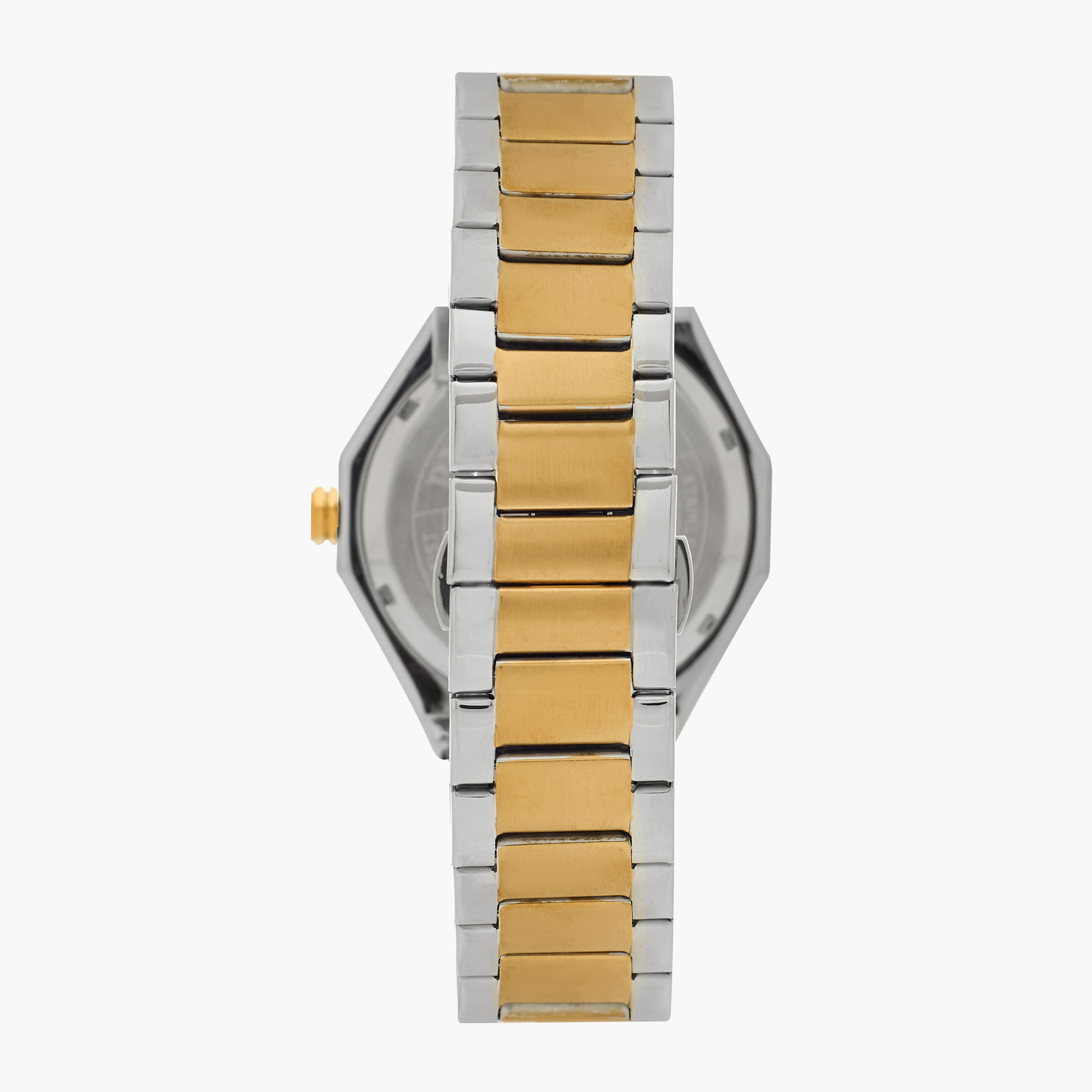 ساعة يد تناظرية بسوار فضي وذهبي للرجال من أوماكس 00BFD001N002-men-watchesandjewellery-watches-image-24