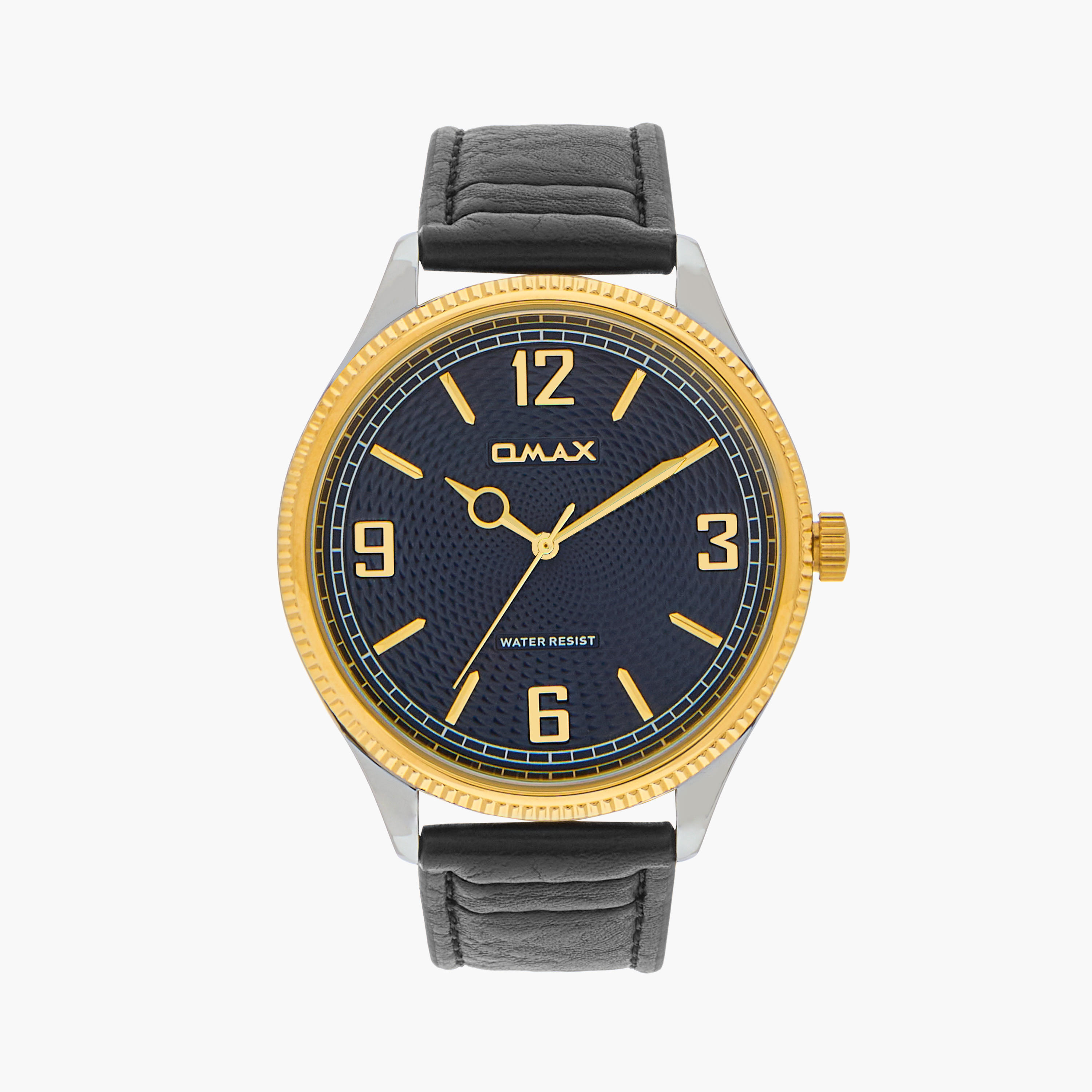 ساعة يد تناظرية سوداء للرجال من أوماكس 00PR0055NB24-men-watchesandjewellery-watches-image-1