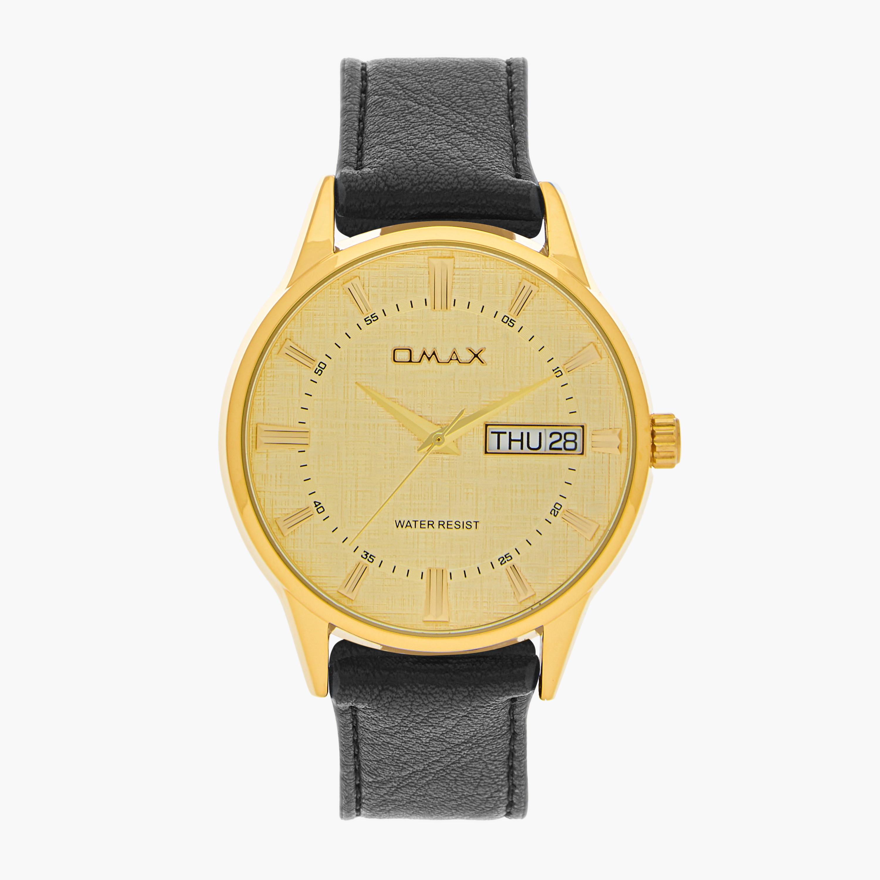 ساعة يد تناظرية سوداء للرجال من أوماكس 00PRZ061QB01-men-watchesandjewellery-watches-image-1
