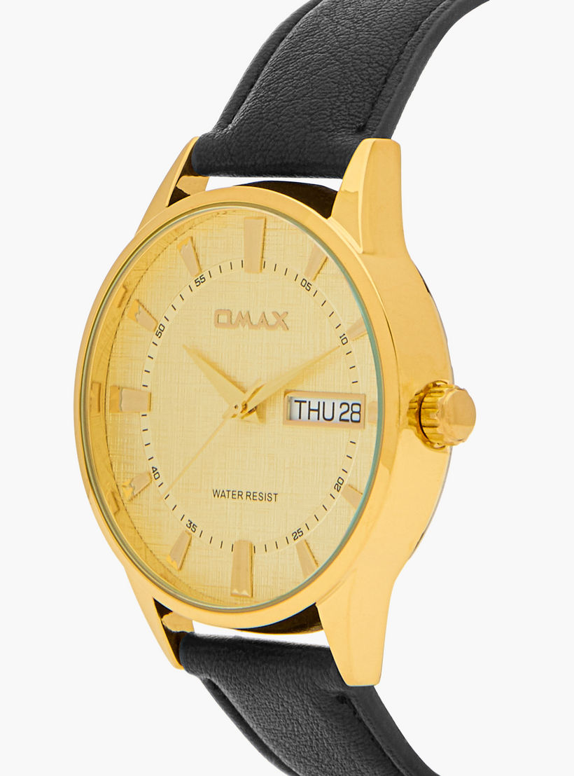 Omax Men's Black Analog Wrist Watch 00PRZ061QB01-men-watchesandjewellery-watches-image-3