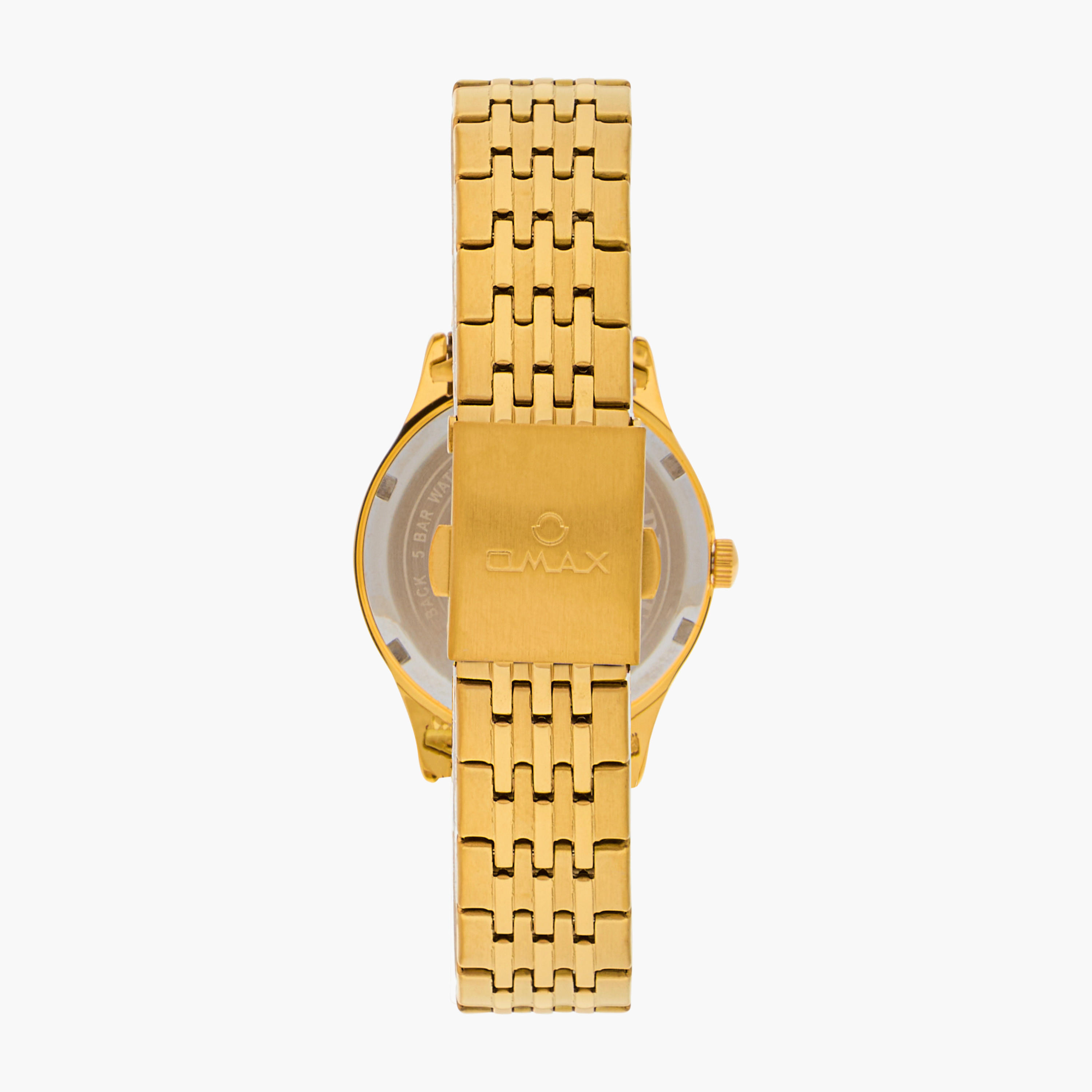 ساعة يد تناظرية ذهبية للنساء من أوماكس 00ACB102Q008-women-watchesandjewellery-watches-image-3
