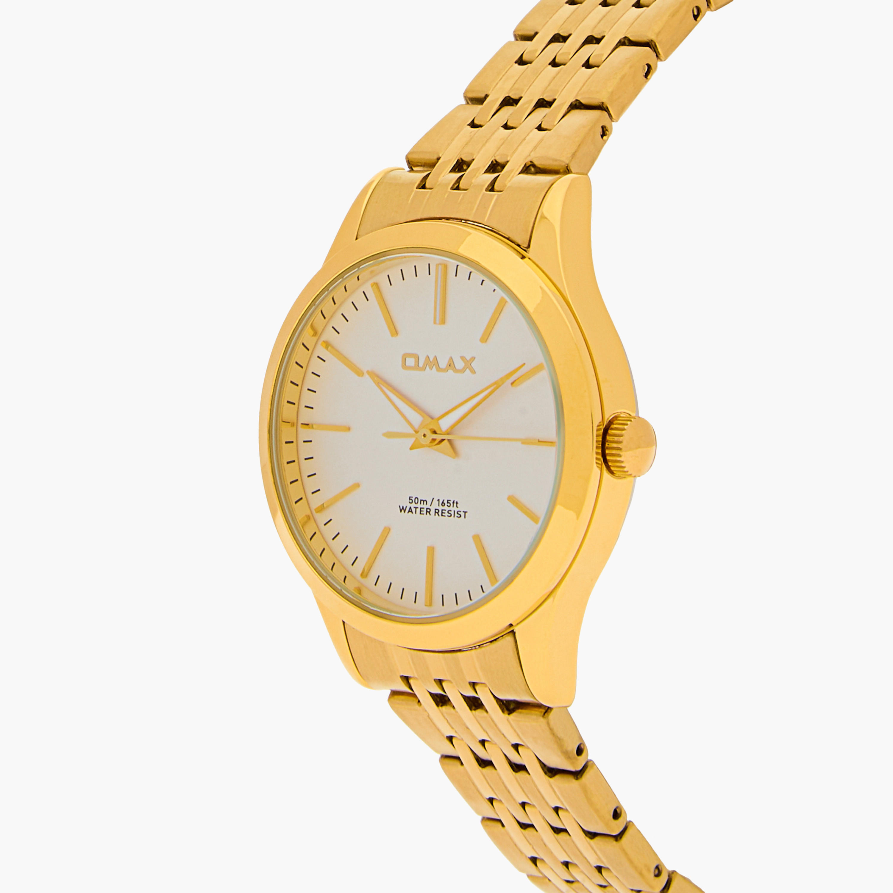 ساعة يد تناظرية ذهبية للنساء من أوماكس 00ACB102Q008-women-watchesandjewellery-watches-image-4