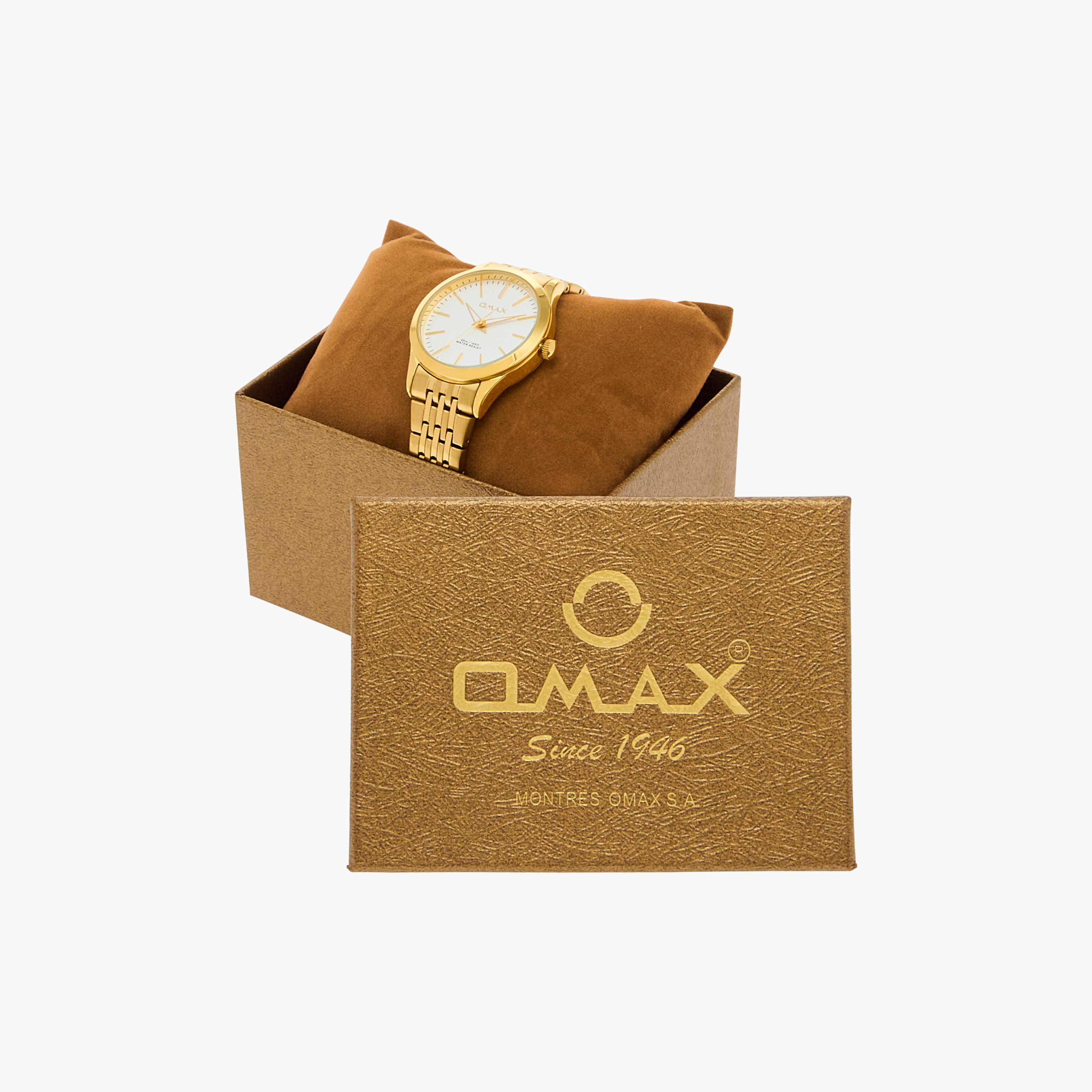 ساعة يد تناظرية ذهبية للنساء من أوماكس 00ACB102Q008-women-watchesandjewellery-watches-image-6