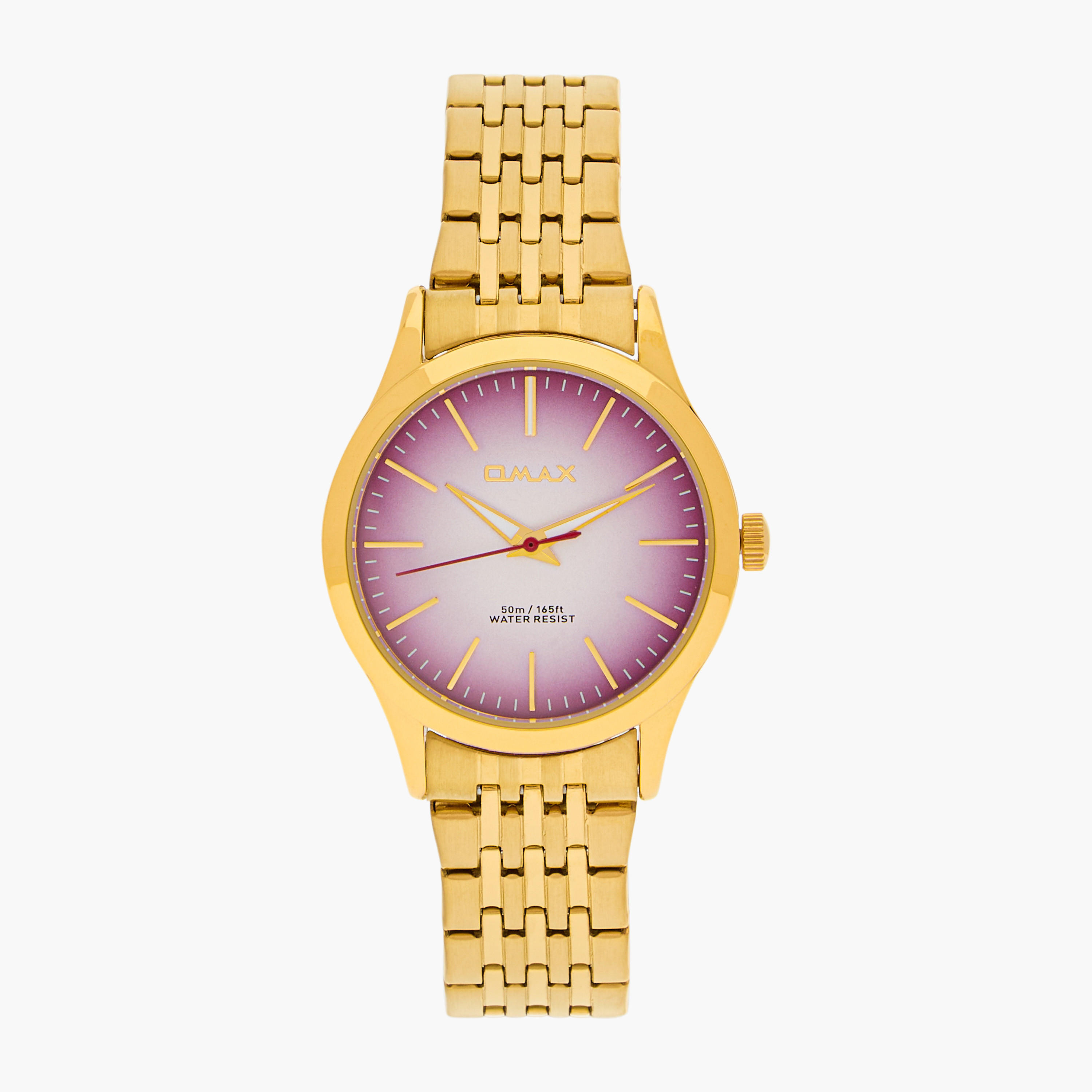 ساعة يد تناظرية ذهبية للنساء من أوماكس 00ACB102Q008-women-watchesandjewellery-watches-image-15