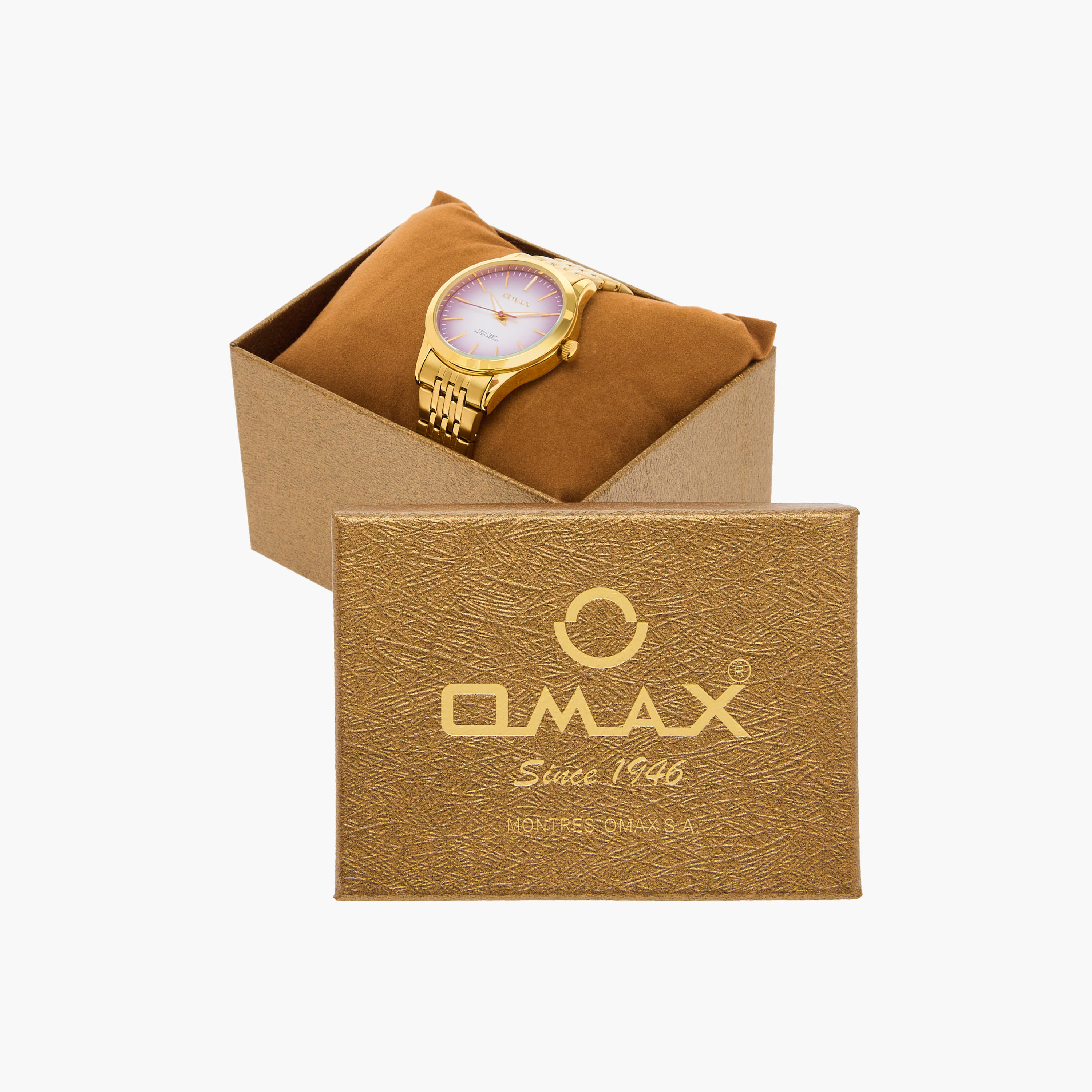 ساعة يد تناظرية ذهبية للنساء من أوماكس 00ACB102Q008-women-watchesandjewellery-watches-image-20
