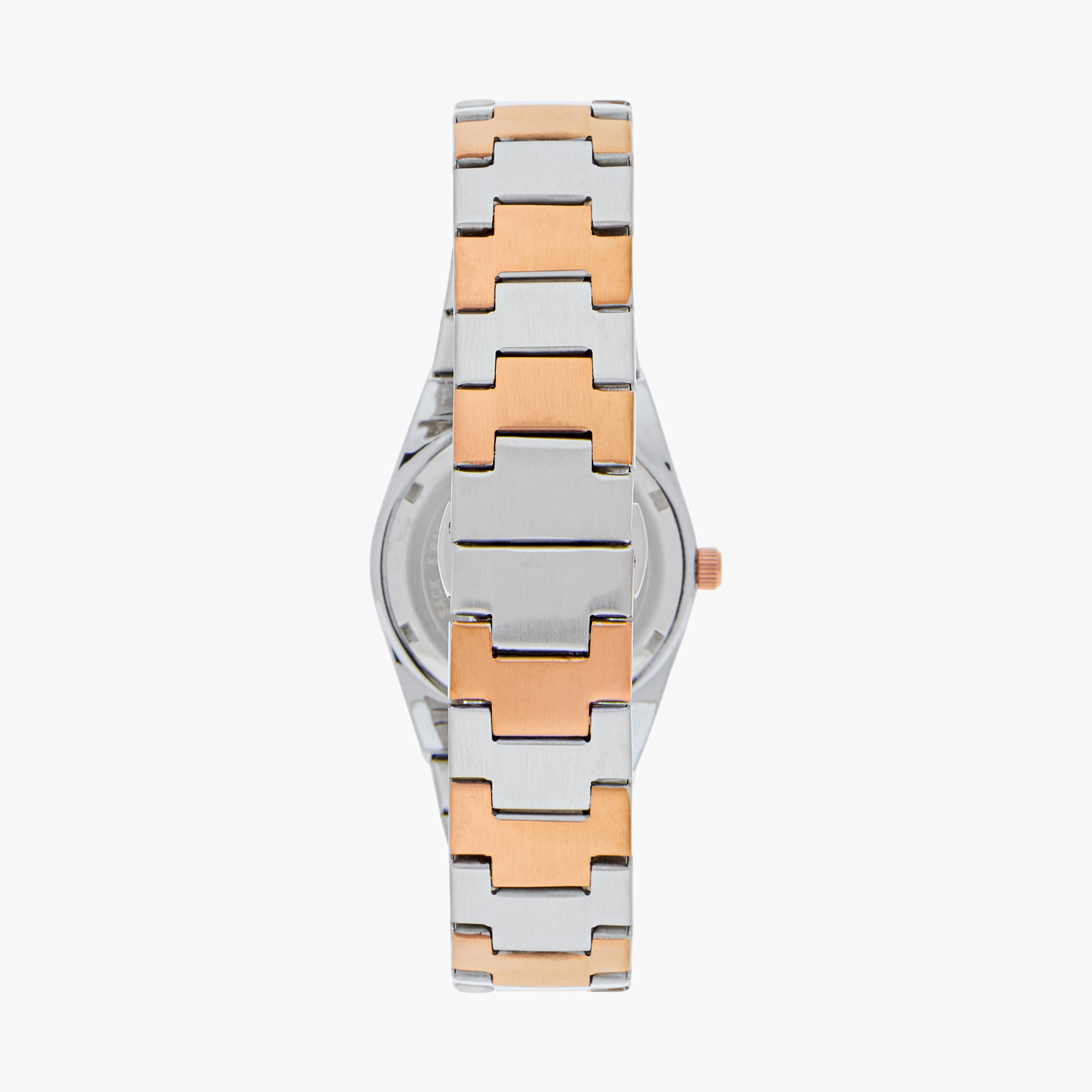 ساعة يد تناظرية بسوار فضي وذهبي وردي للنساء من أوماكس 00ACB106N00F-women-watchesandjewellery-watches-image-3