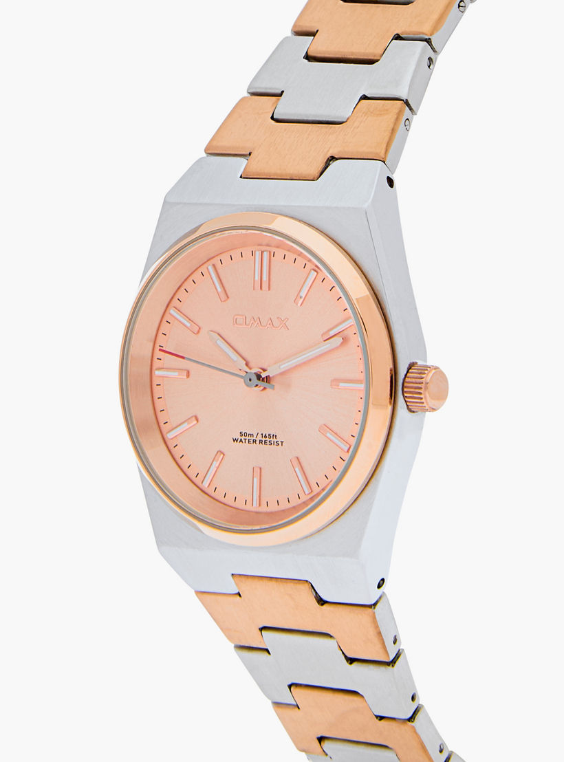 Omax Women's Rose Gold and Silver Analog Wrist Watch 00ACB106N00F-women-watchesandjewellery-watches-image-4