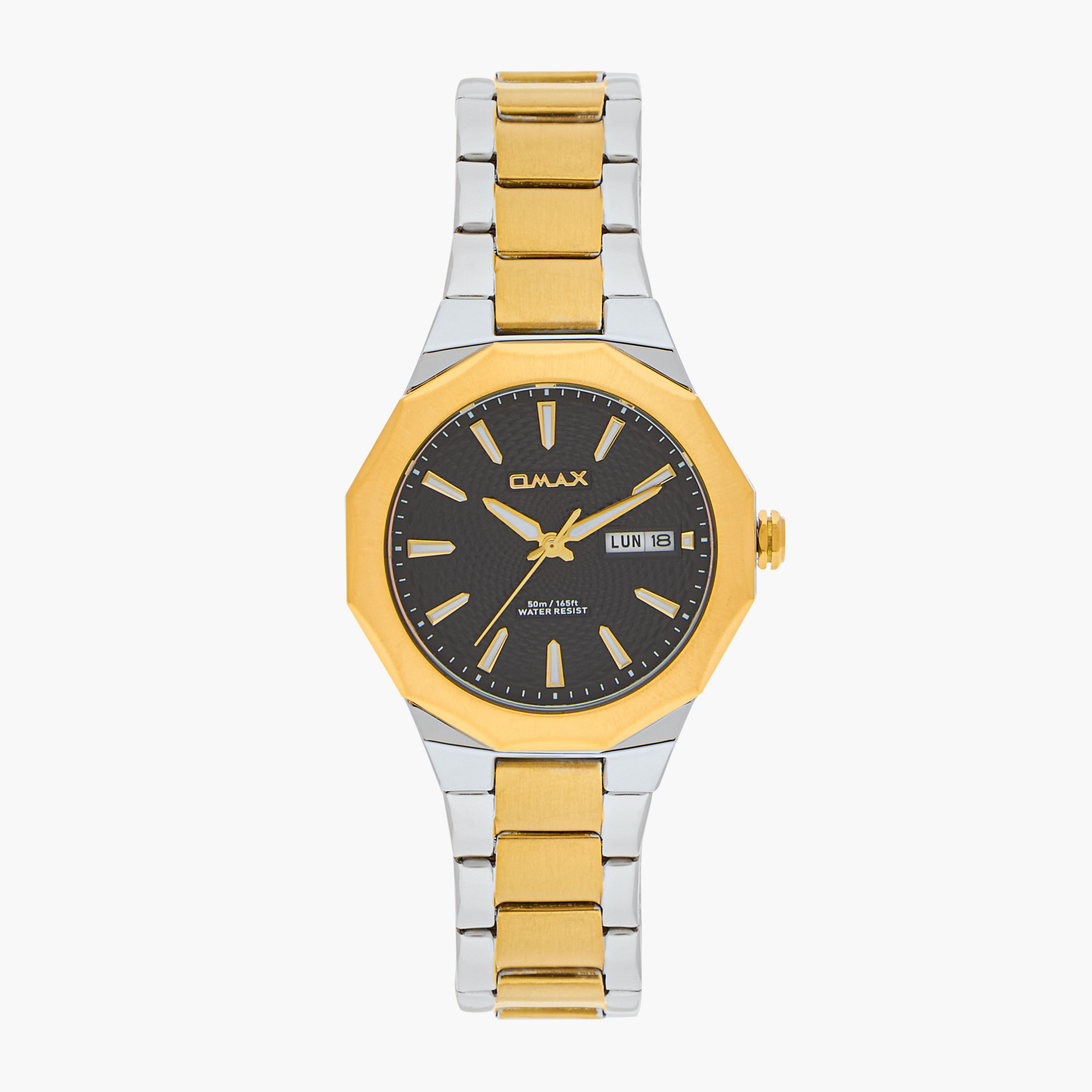 Omax Women's Gold and Silver Analog Wrist Watch 00BFD002N002-women-watchesandjewellery-watches-image-1