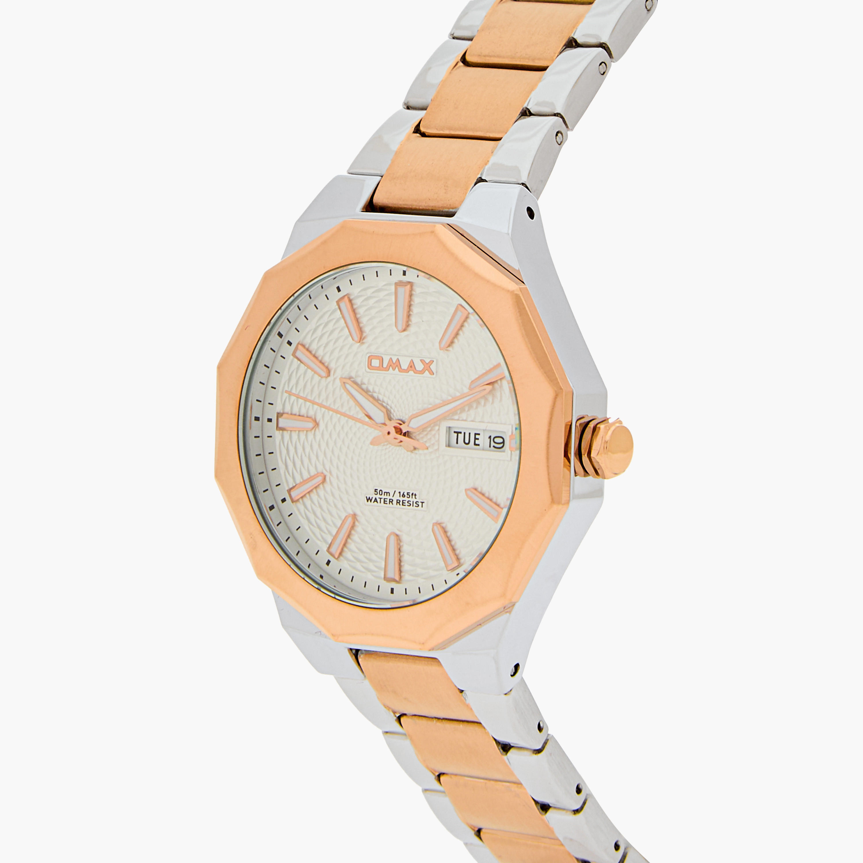 ساعة يد تناظرية فضية وذهبية للنساء من أوماكس - 00BFD002N002-women-watchesandjewellery-watches-image-32