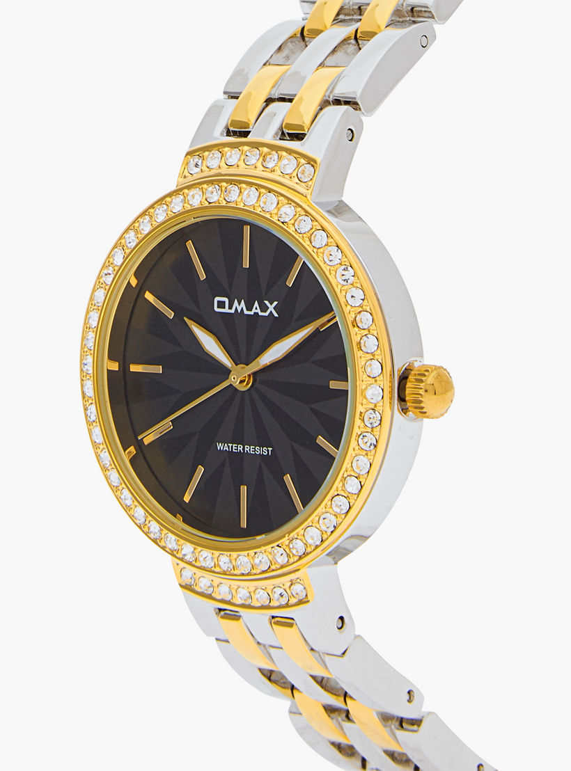 Omax Women's Gold and Silver Analog Wrist Watch 00JED254N002-women-watchesandjewellery-watches-image-4
