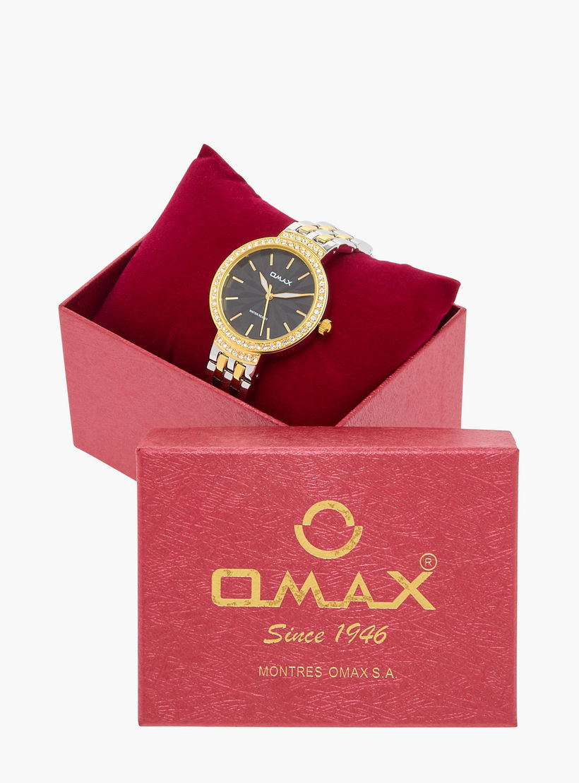 Omax Women's Gold and Silver Analog Wrist Watch 00JED254N002-women-watchesandjewellery-watches-image-6