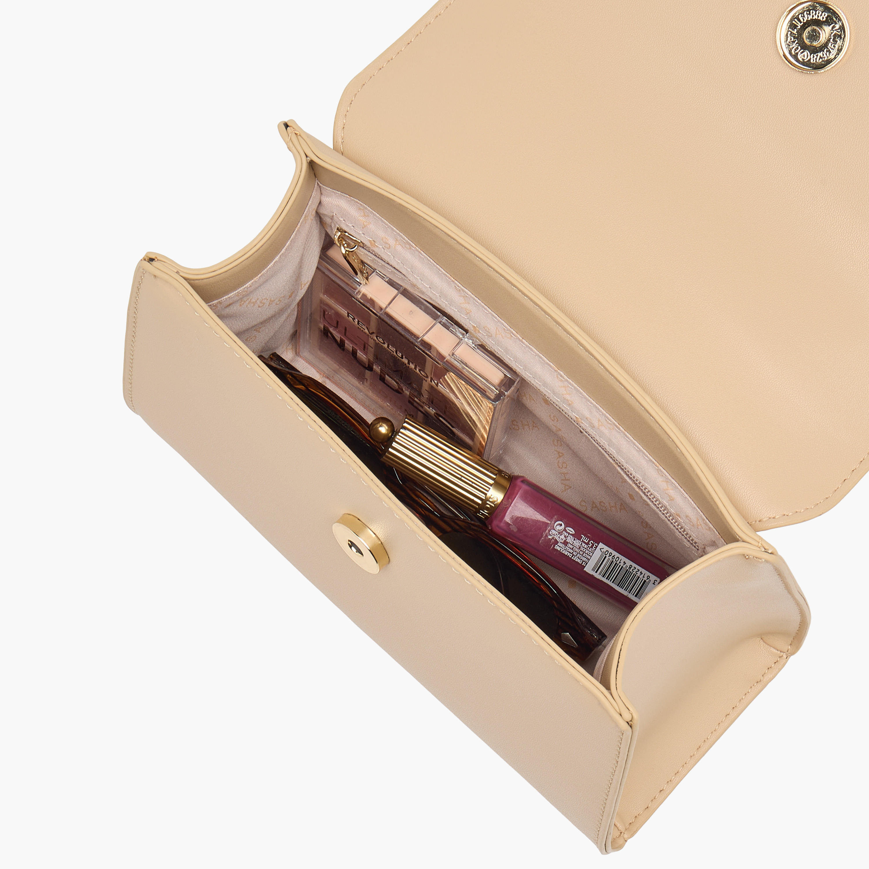 شنطة ساتشيل بتفاصيل وشاح وطيّة إغلاق وحزام قابل للفصل من ساشا-women-bagsandwallets-handbags-image-10