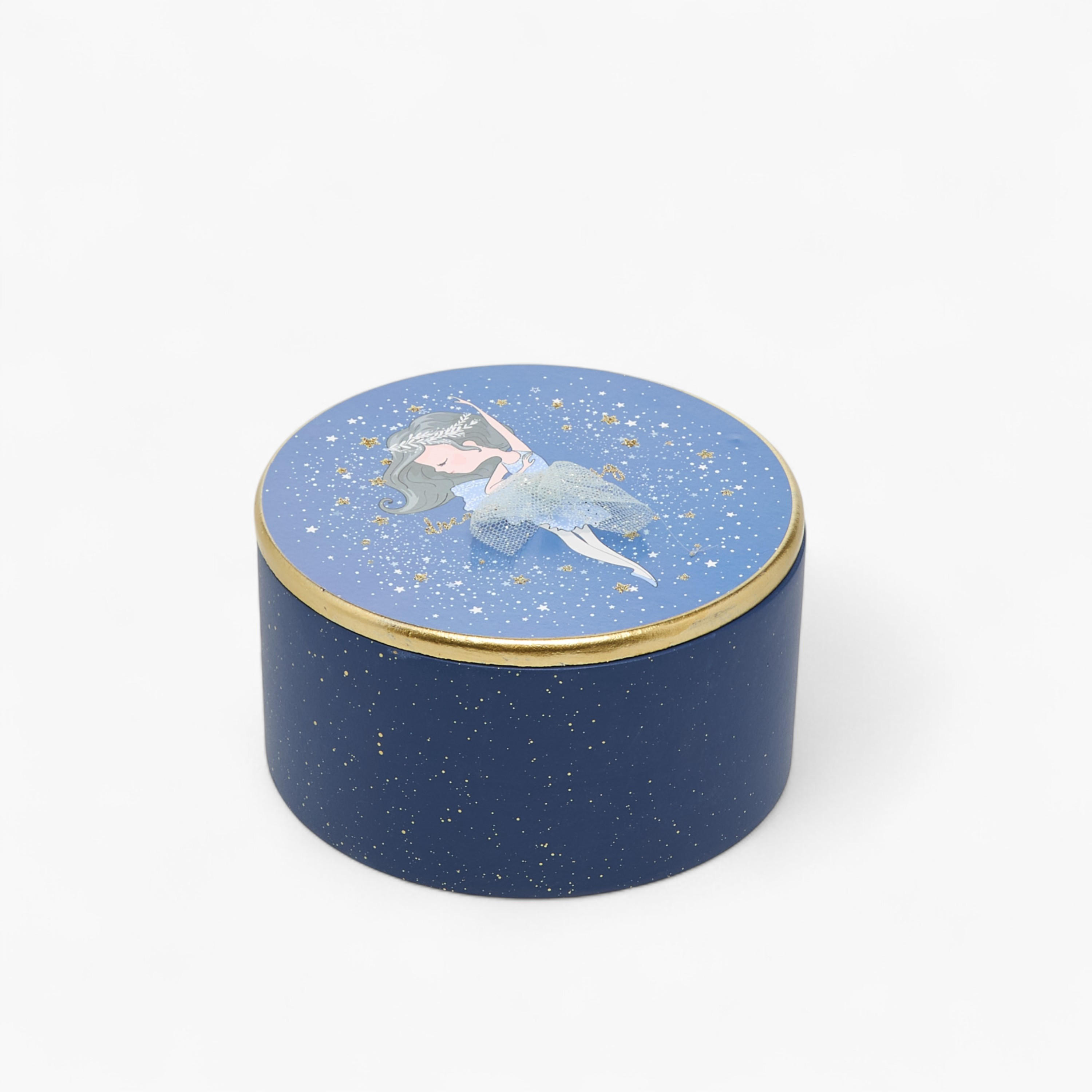 Ballerina Print Jewellery Box - 13x13x7 cms-women-watchesandjewellery-jewellery-storage-image-1