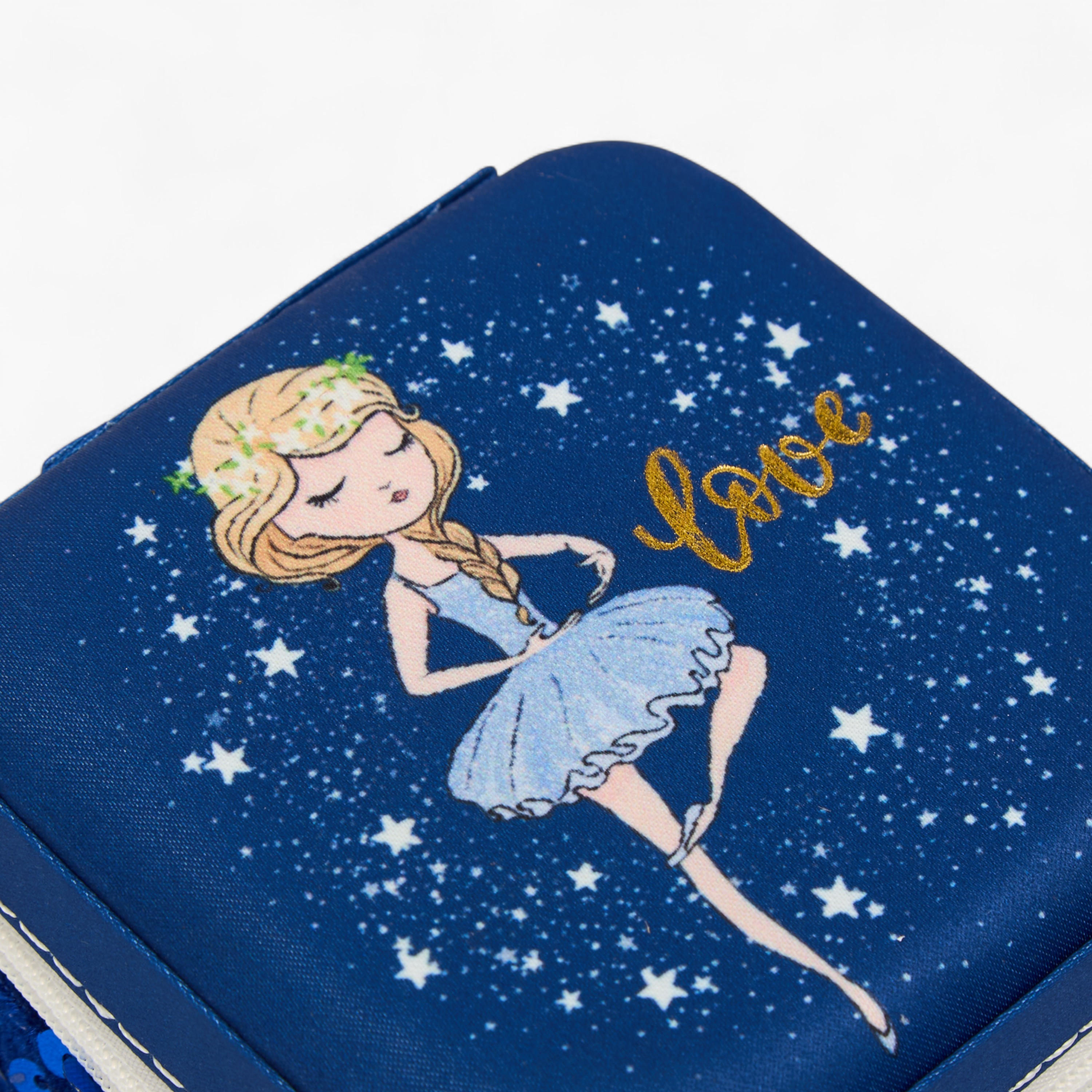 Ballerina Sequin Embellished Jewellery Box - 10x5x5 cms-women-watchesandjewellery-jewellery-storage-image-4