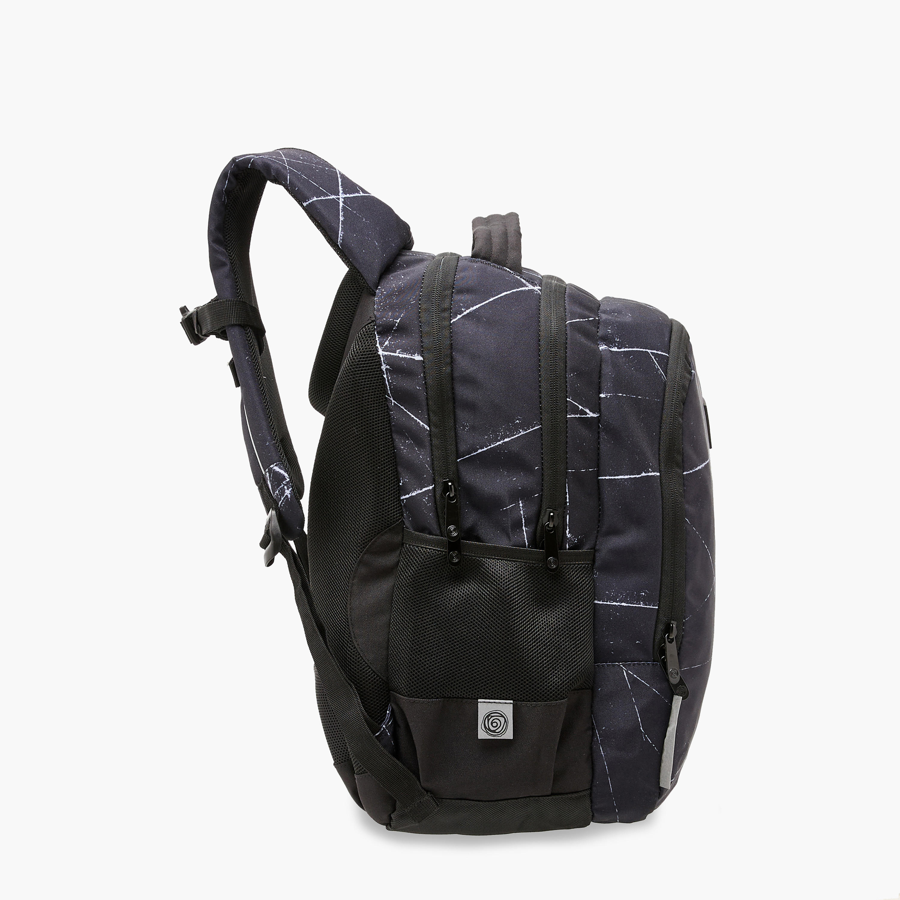 KAOS Geometric 18-inch Backpack with Zip Closure - 48x33x21 cms-school-bagsandbackpacks-backpacks-image-3