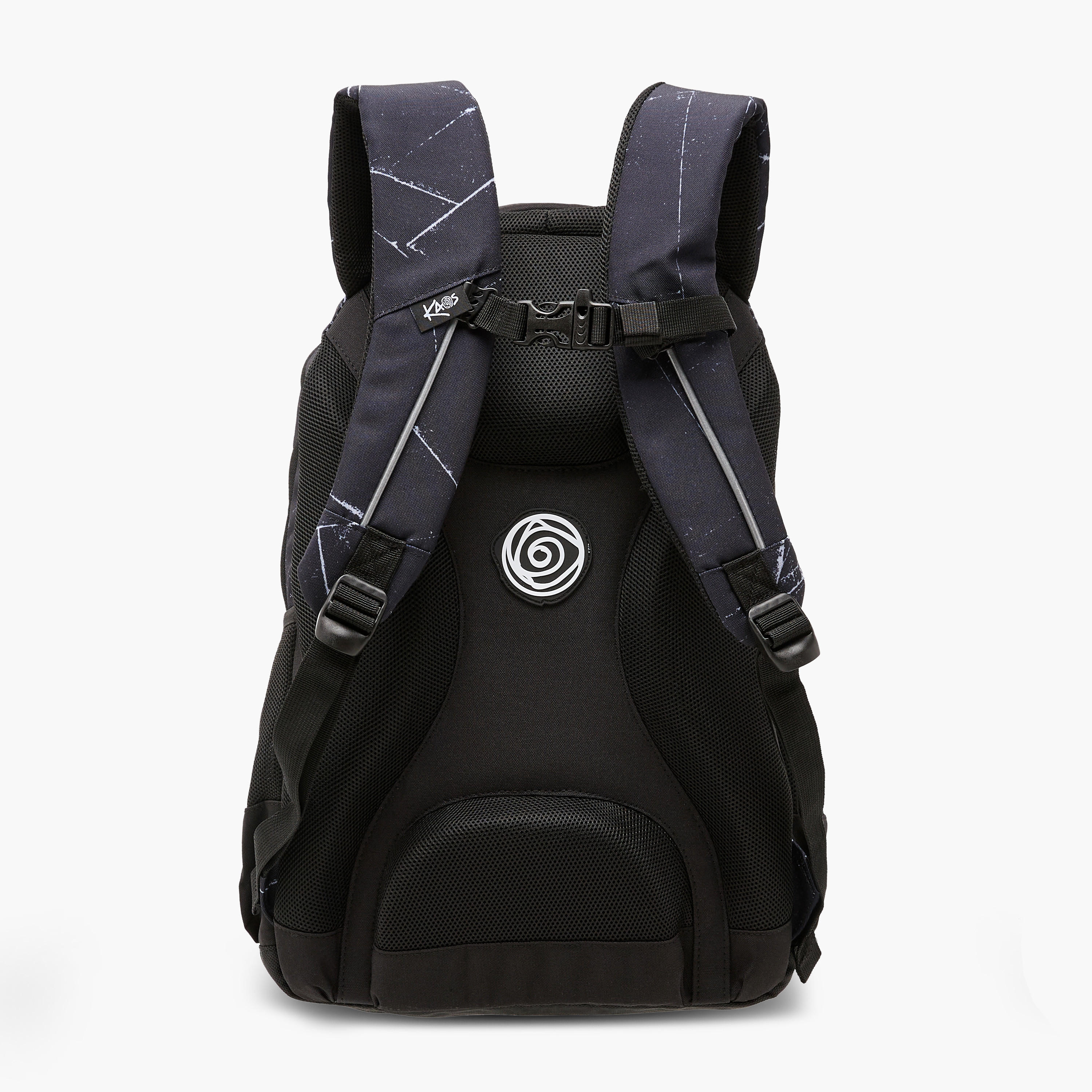 KAOS Geometric 18-inch Backpack with Zip Closure - 48x33x21 cms-school-bagsandbackpacks-backpacks-image-4