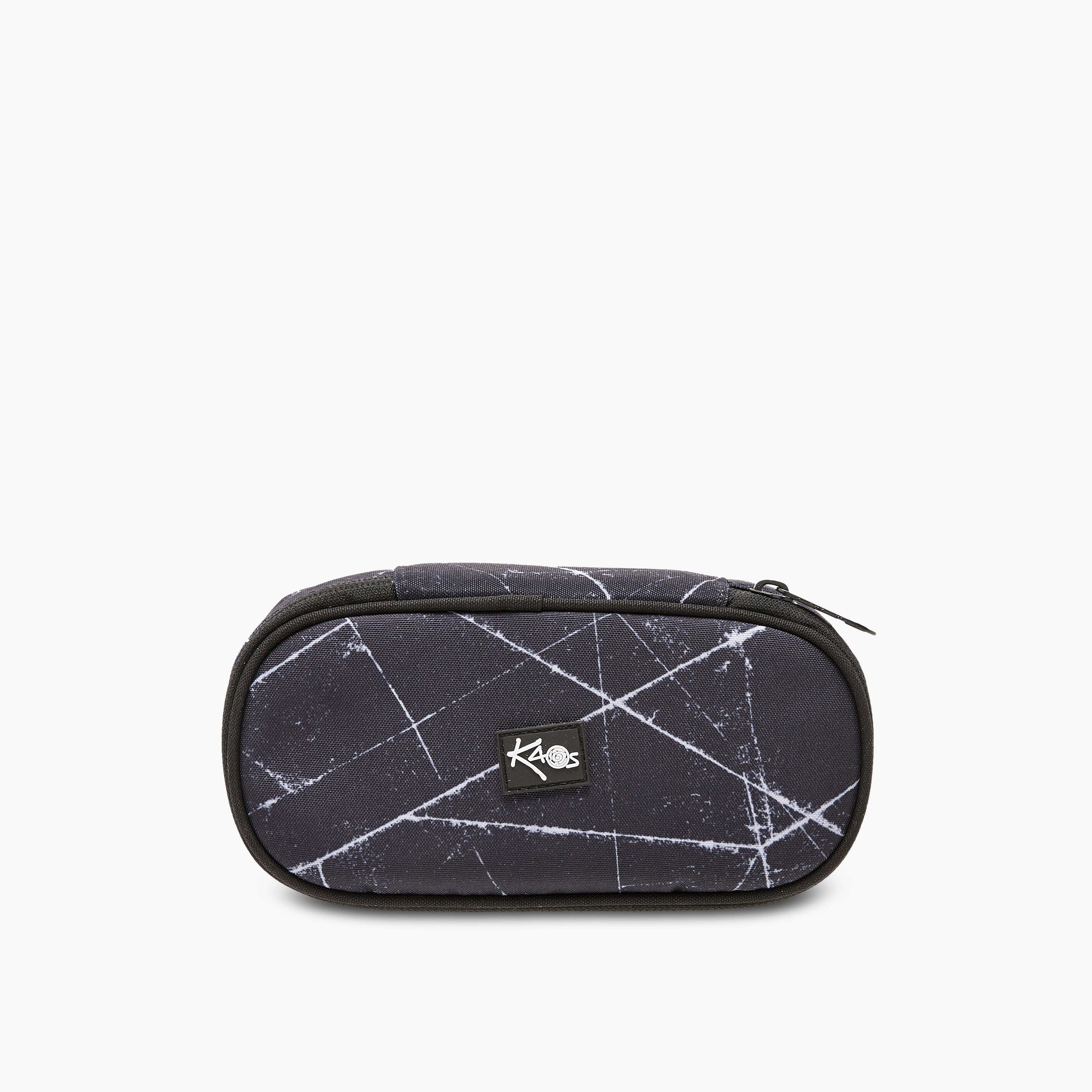 KAOS Printed Pencil Pouch with Zip Closure-school-stationery-pencilcases-image-1