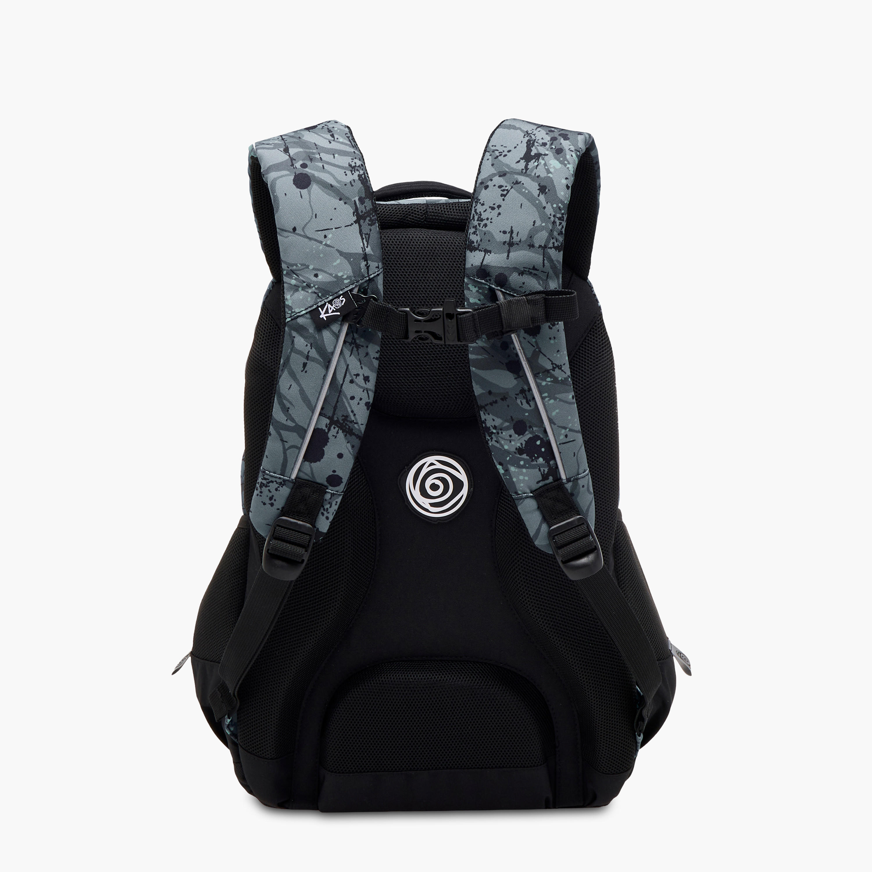 شنطة ظهر بـ3 أقسام وطبعات تجريدية 18 بوصة وسحّاب إغلاق من كاوس- 48x33x21 سم-school-bagsandbackpacks-backpacks-image-3