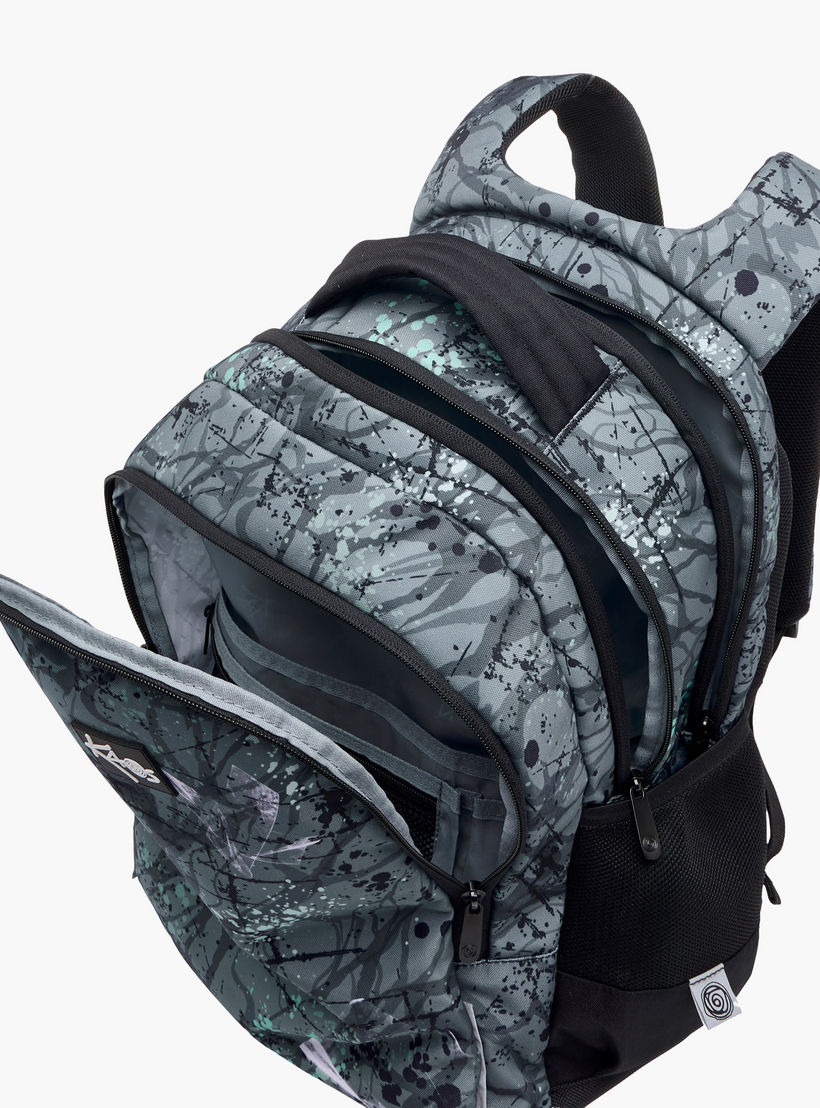 شنطة ظهر بـ3 أقسام وطبعات تجريدية 18 بوصة وسحّاب إغلاق من كاوس- 48x33x21 سم-school-bagsandbackpacks-backpacks-image-6