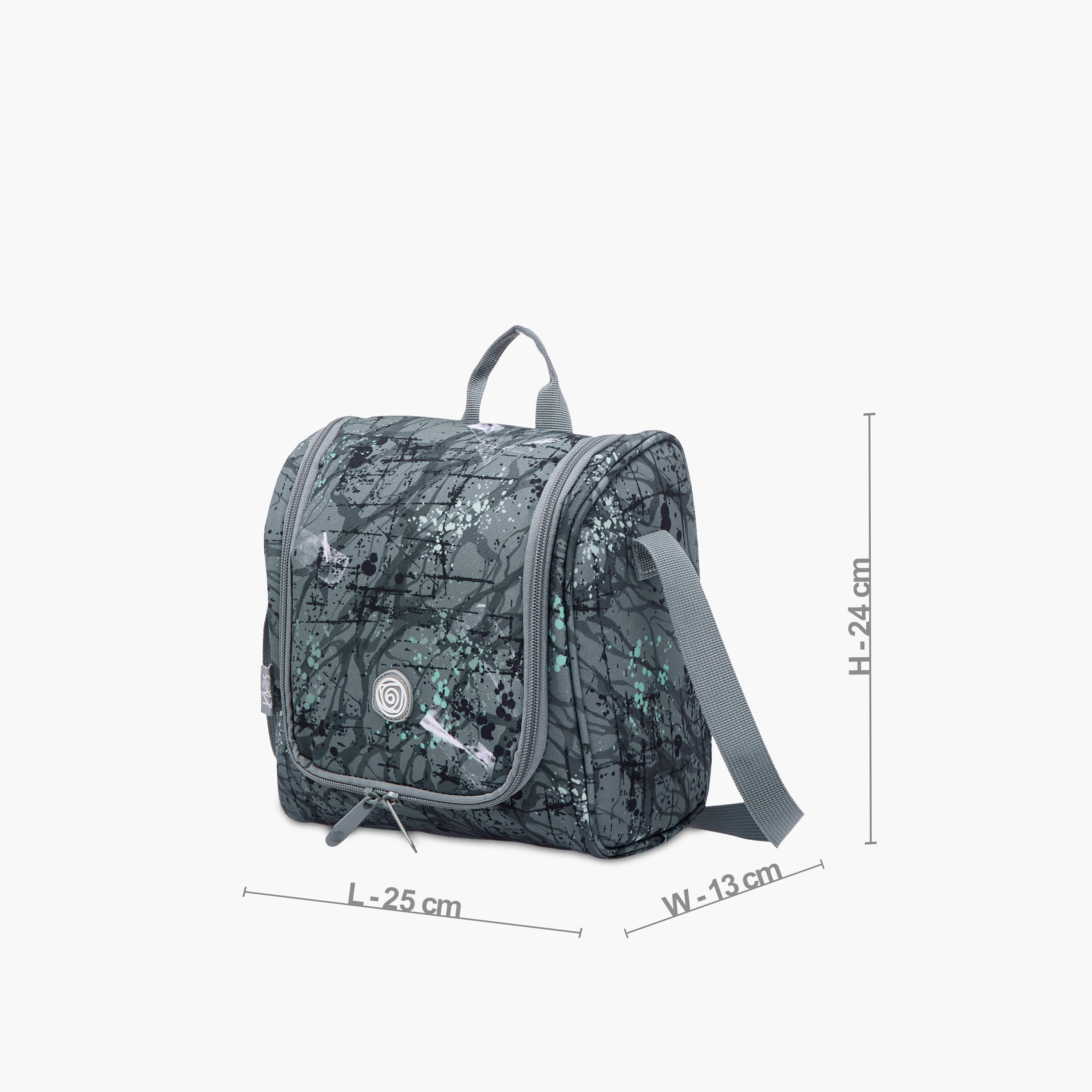KAOS Printed Lunch Bag with Zip Closure and Strap-school-lunchessentials-lunchbags-image-2