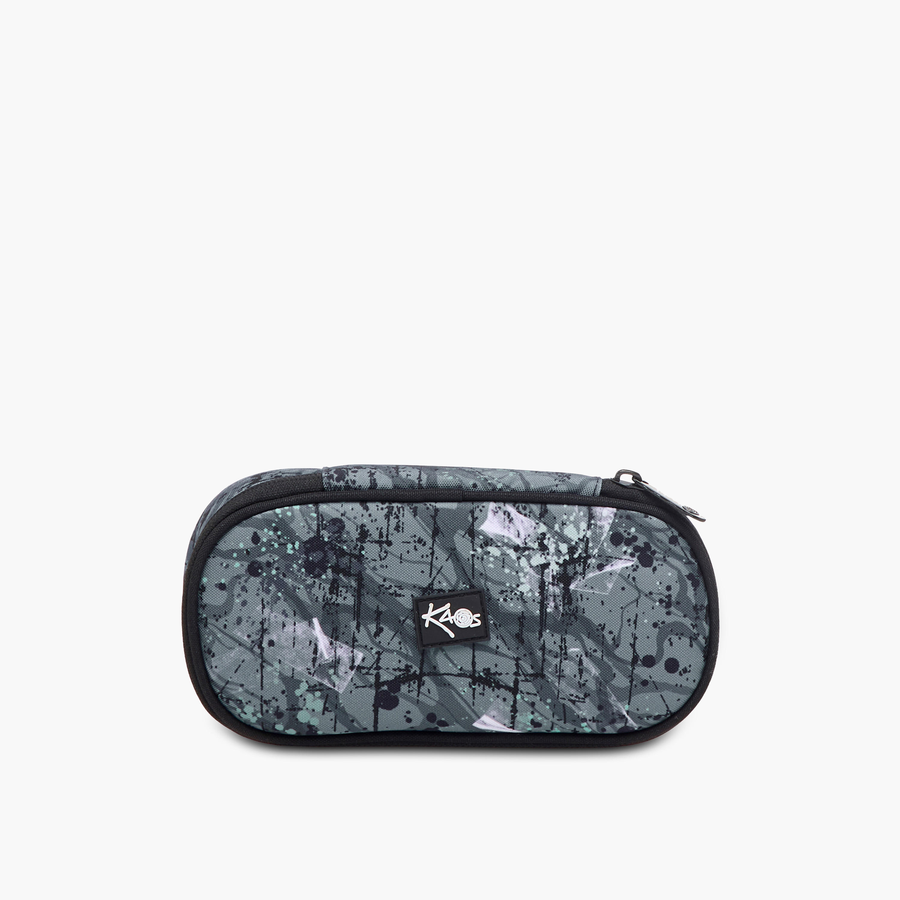 KAOS Graffiti Print Pencil Pouch with Zip Closure-school-stationery-pencilcases-image-1