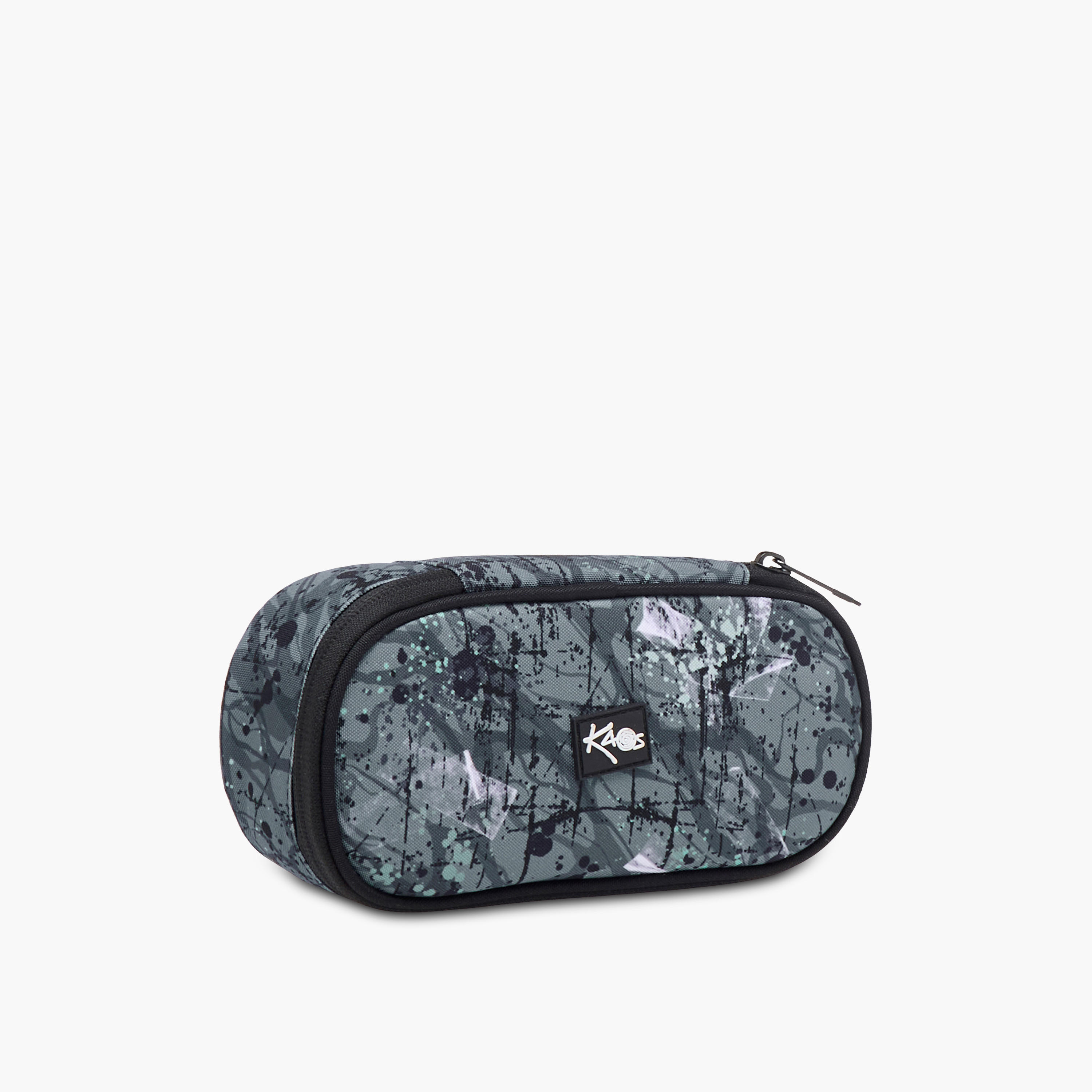 KAOS Graffiti Print Pencil Pouch with Zip Closure-school-stationery-pencilcases-image-2