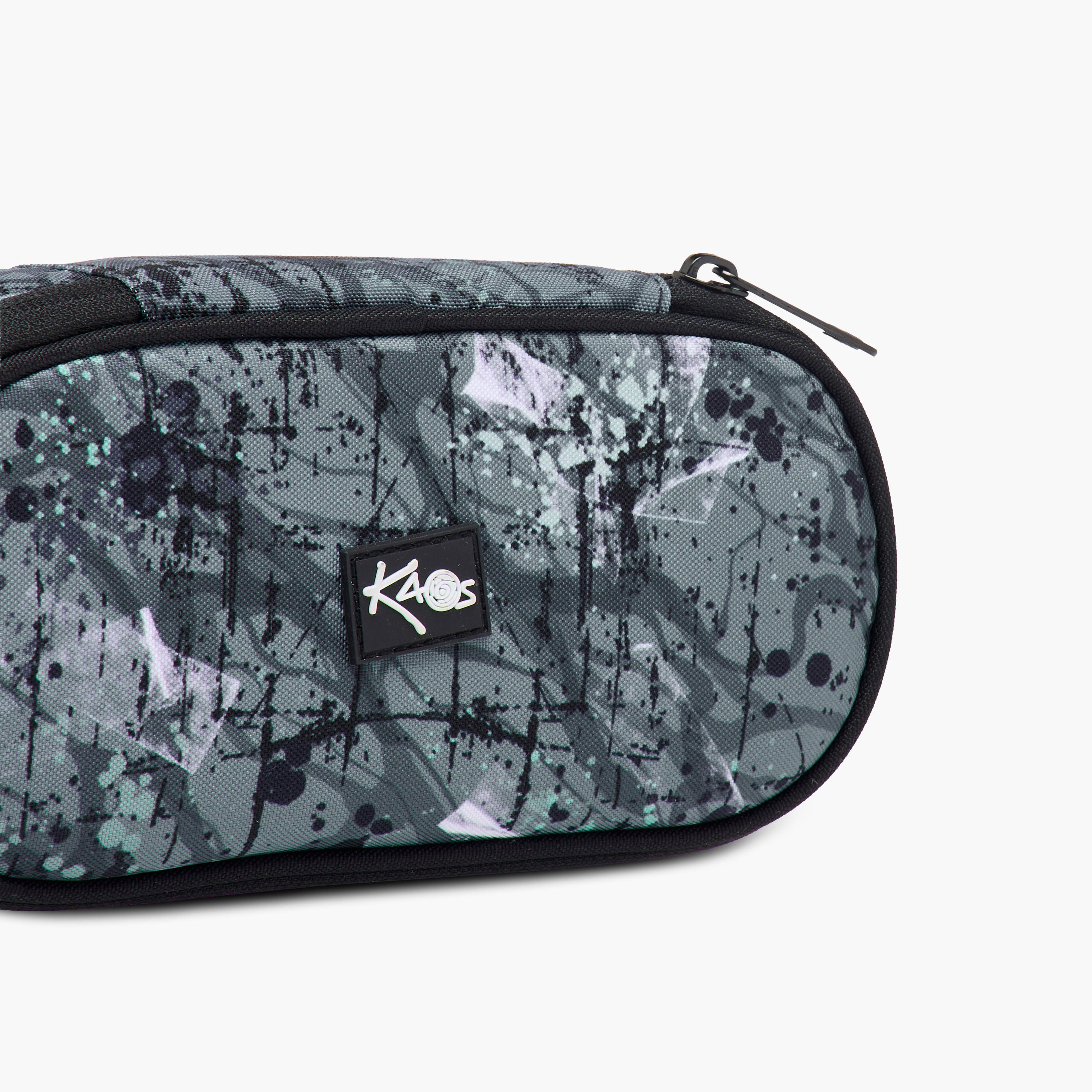 KAOS Graffiti Print Pencil Pouch with Zip Closure-school-stationery-pencilcases-image-4