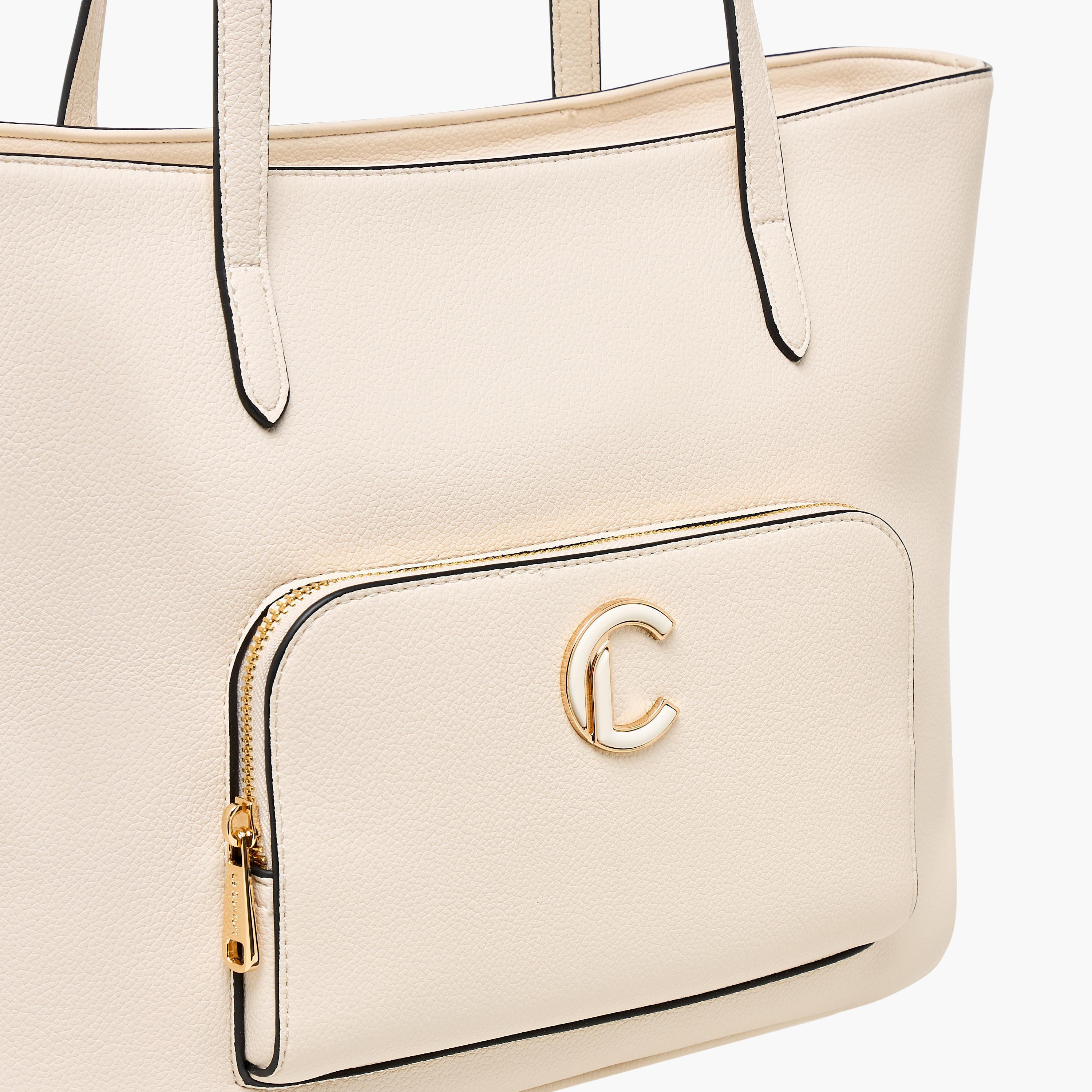 شنطة توتي بارزة الملمس بسحاب إغلاق ومقابض مزدوجة من لو كونفورت-women-bagsandwallets-handbags-image-5