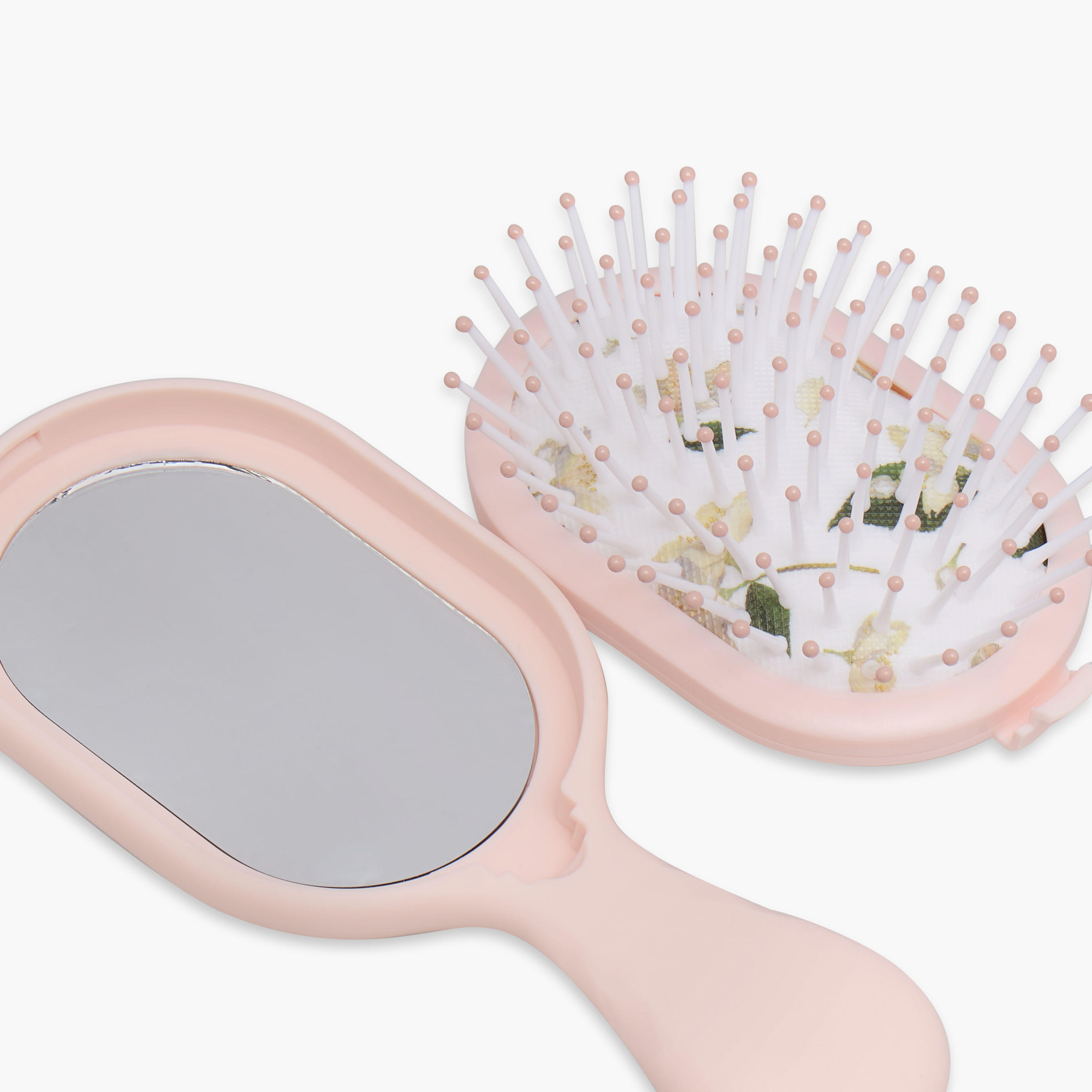 Printed 2-Piece Mirror and Detachable Hairbrush Set-beautyandpersonalcare-hair-stylingtools-hairbrushesandcombs-image-4