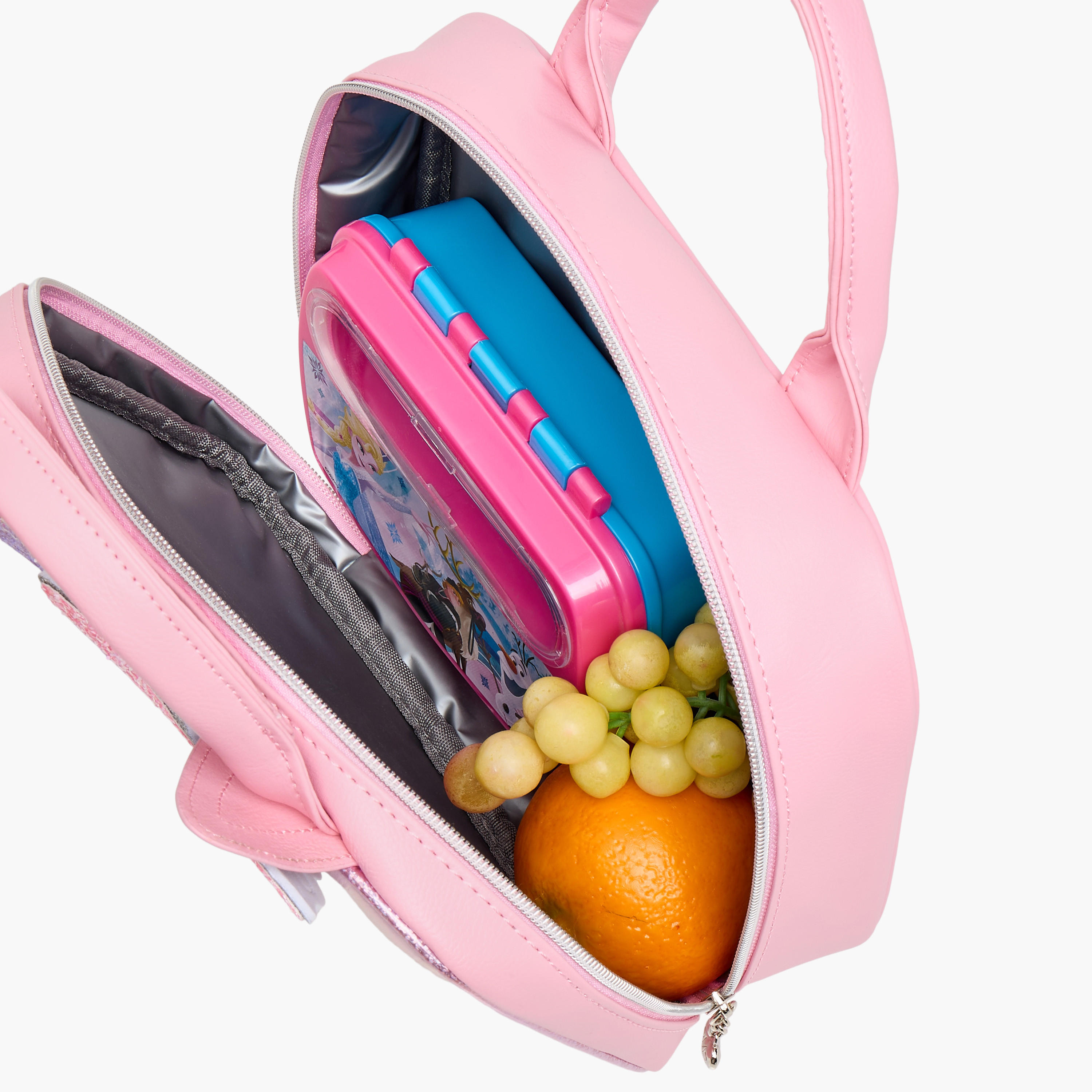 OMG Unicorn Applique Detail Lunch Bag with Double Handle and Zip Closure-school-lunchessentials-lunchbags-image-5