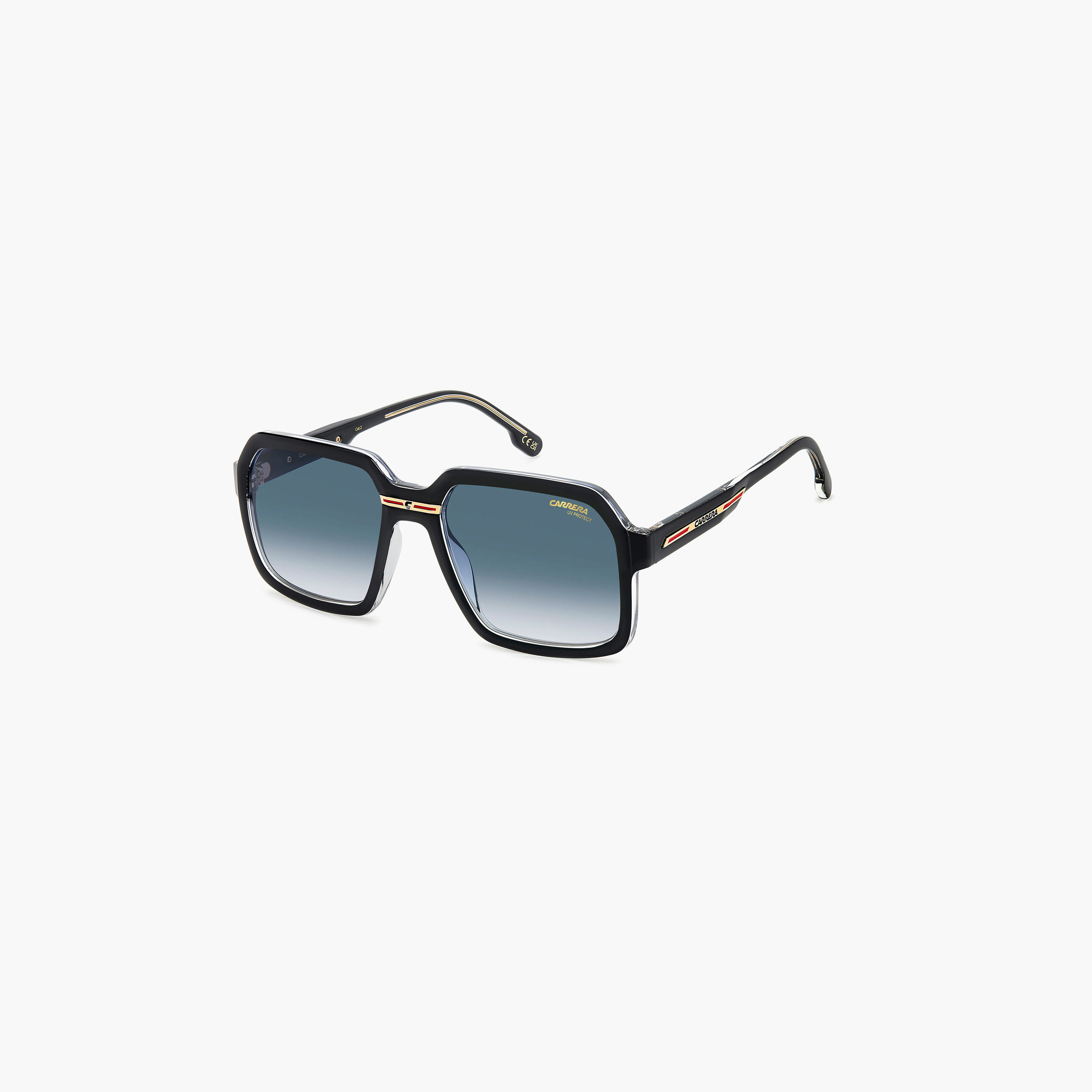 كيريرا- نظارة شمسية مربعة مظللة باللون الأزرق الداكن 56 مم-men-sunglasses-image-1