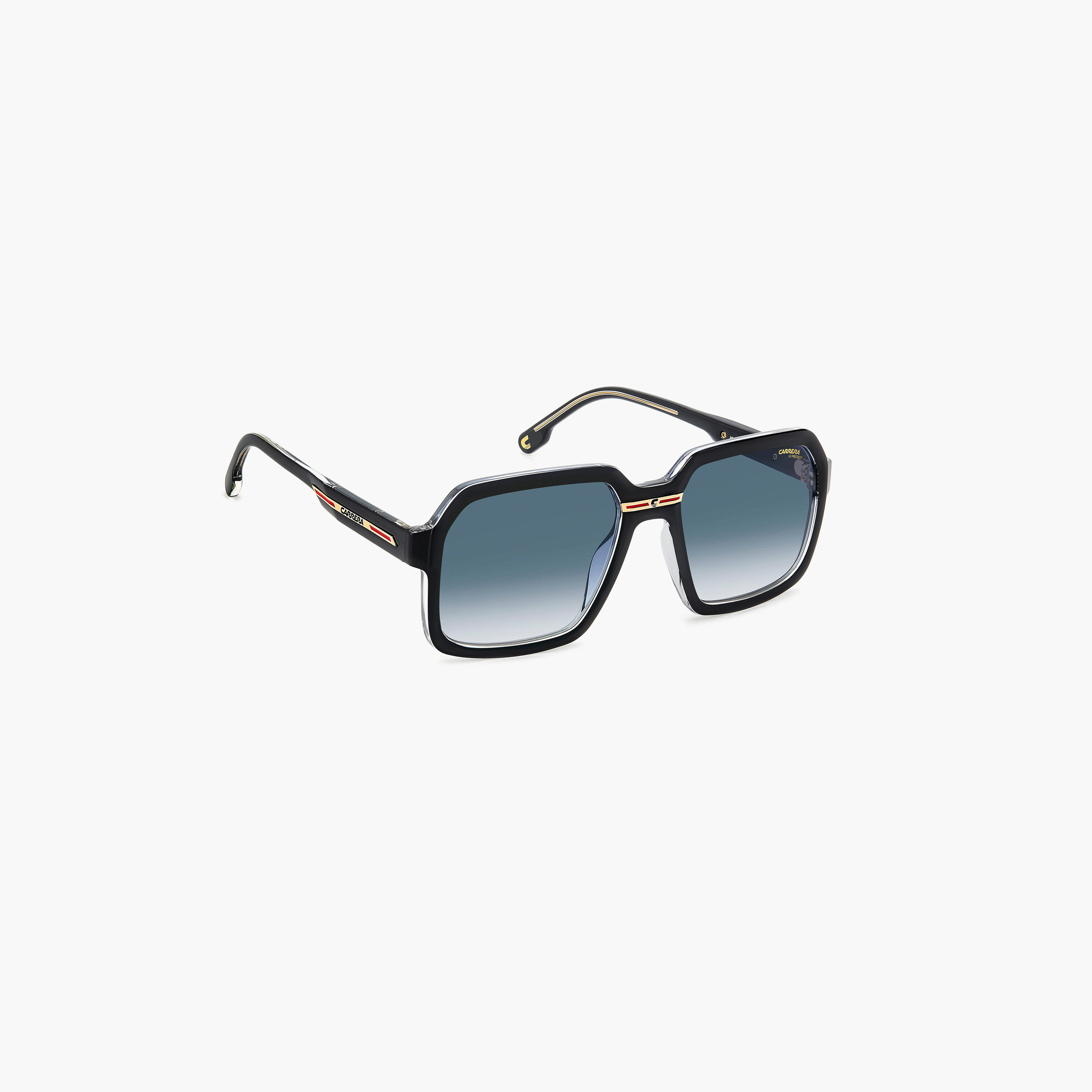كيريرا- نظارة شمسية مربعة مظللة باللون الأزرق الداكن 56 مم-men-sunglasses-image-3