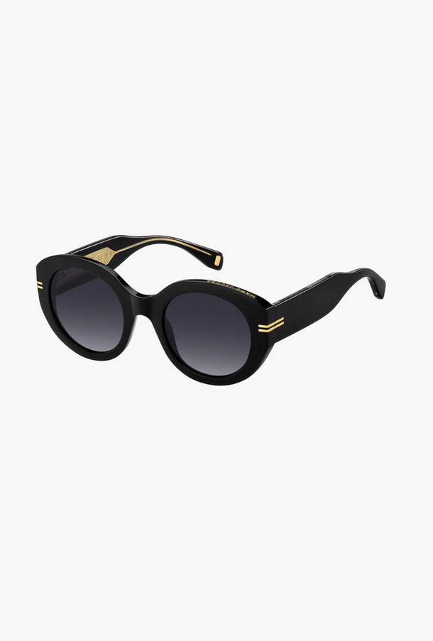Marc Jacobs 51MM Black Oval Sunglasses-women-image-1