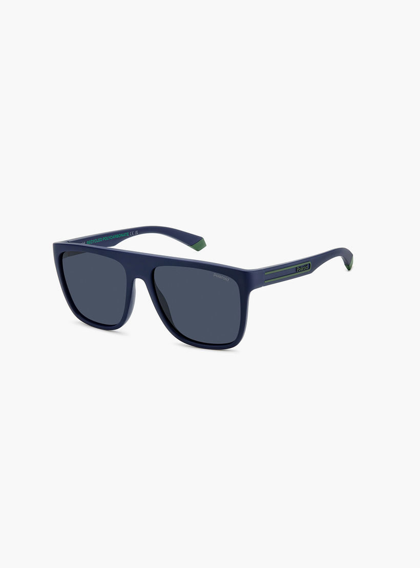 بولارويد- نظارة شمسية مستطيلة أزرق 56 مم-men-sunglasses-image-1