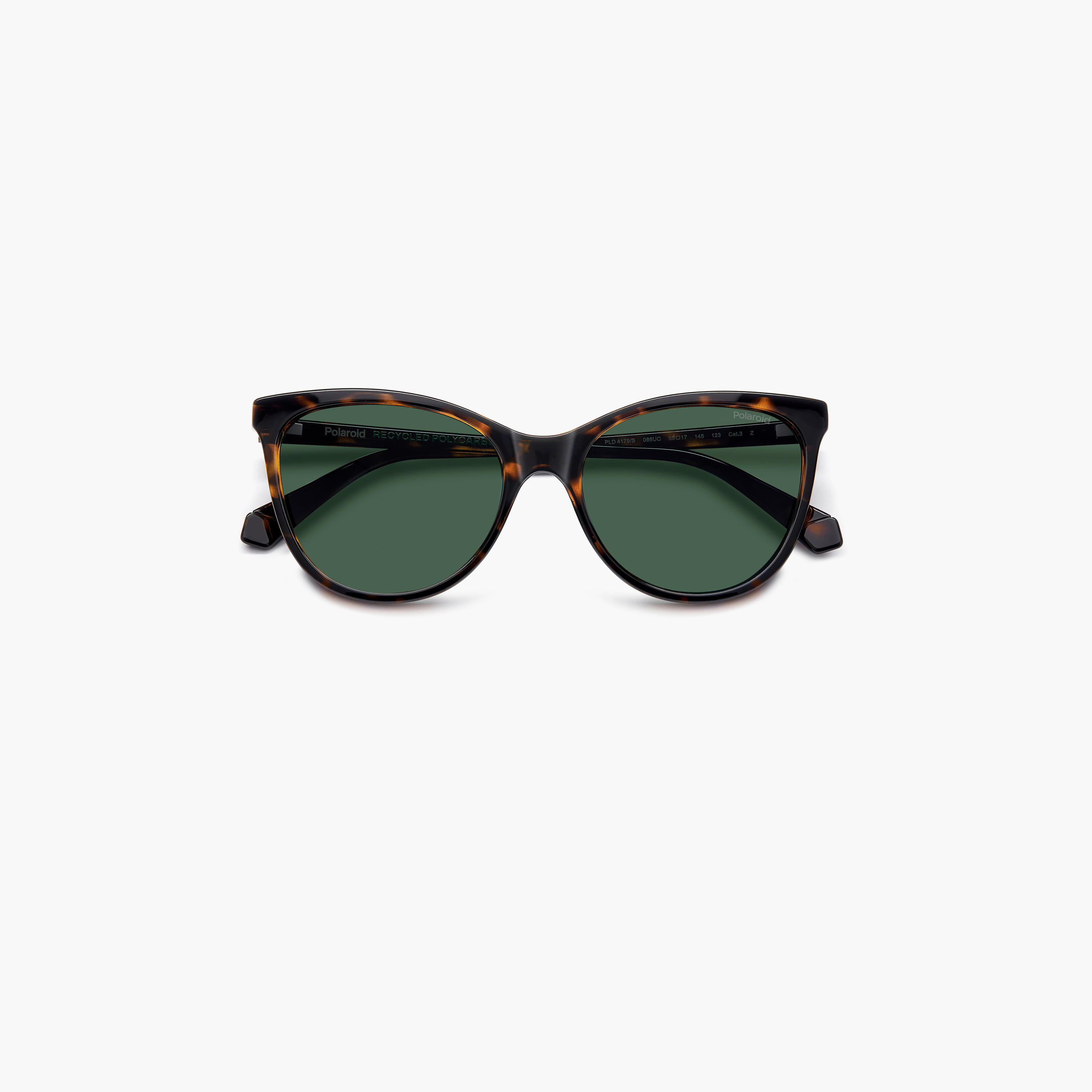 بولارويد- نظارة شمسية عين قطة أخضر 55 مم-women-sunglasses-image-5