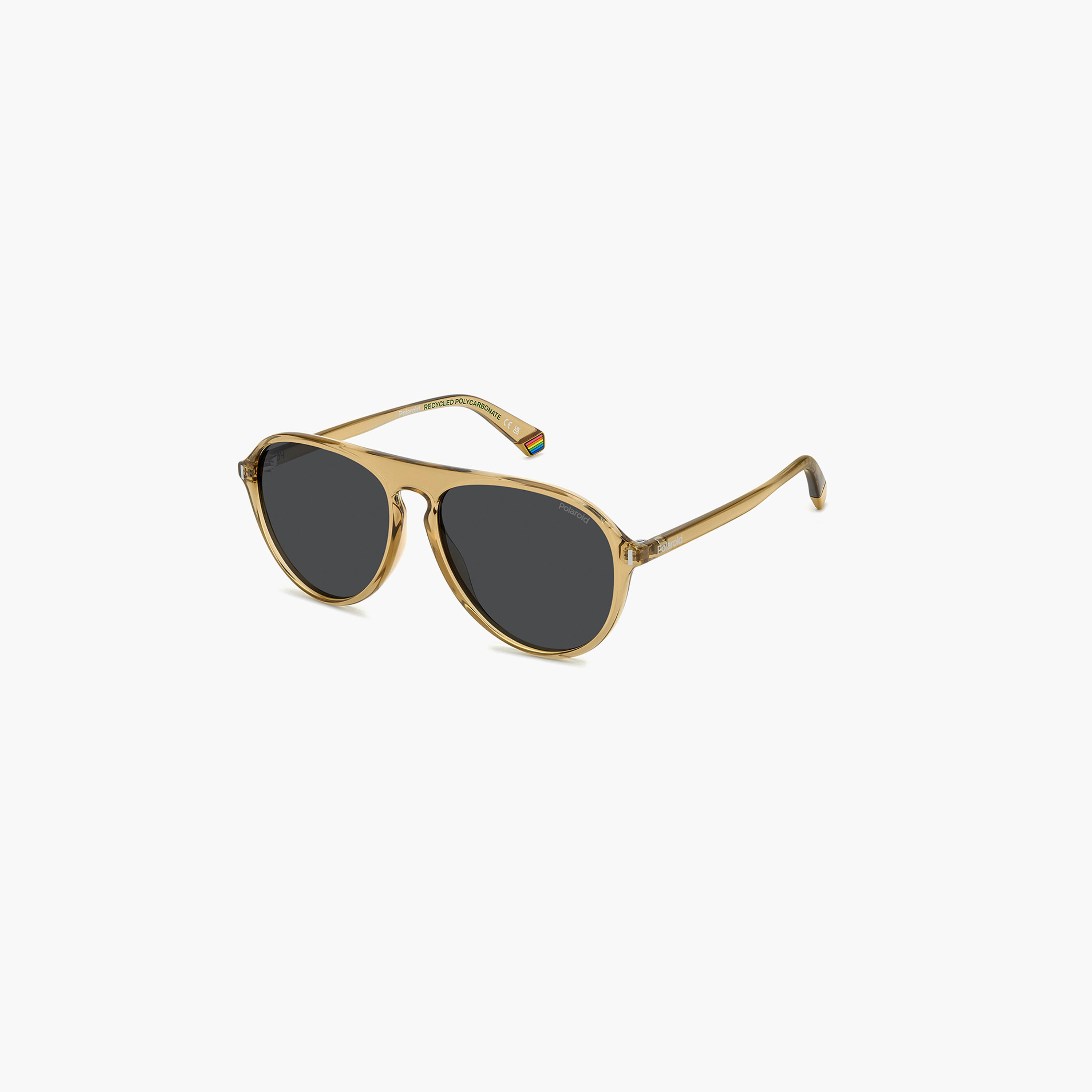 بولارويد- نظارة شمسية طيار رمادي 57 مم-men-sunglasses-image-1