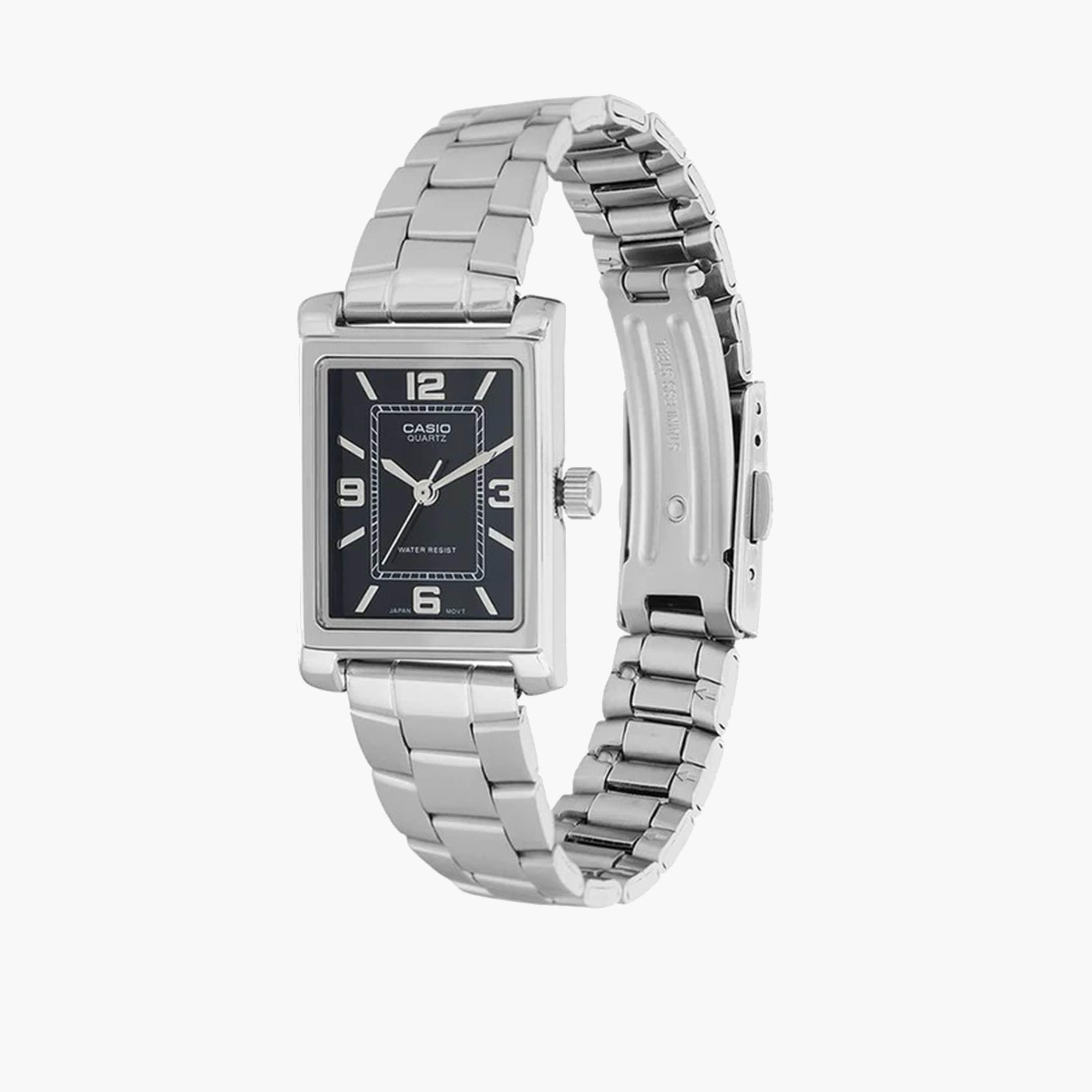 كاسيو- ساعة نسائية بحزام ستانلس ستيل تناظري فضي 32 مم | LTP-1234DD-1ADF-women-watchesandjewellery-watches-image-2