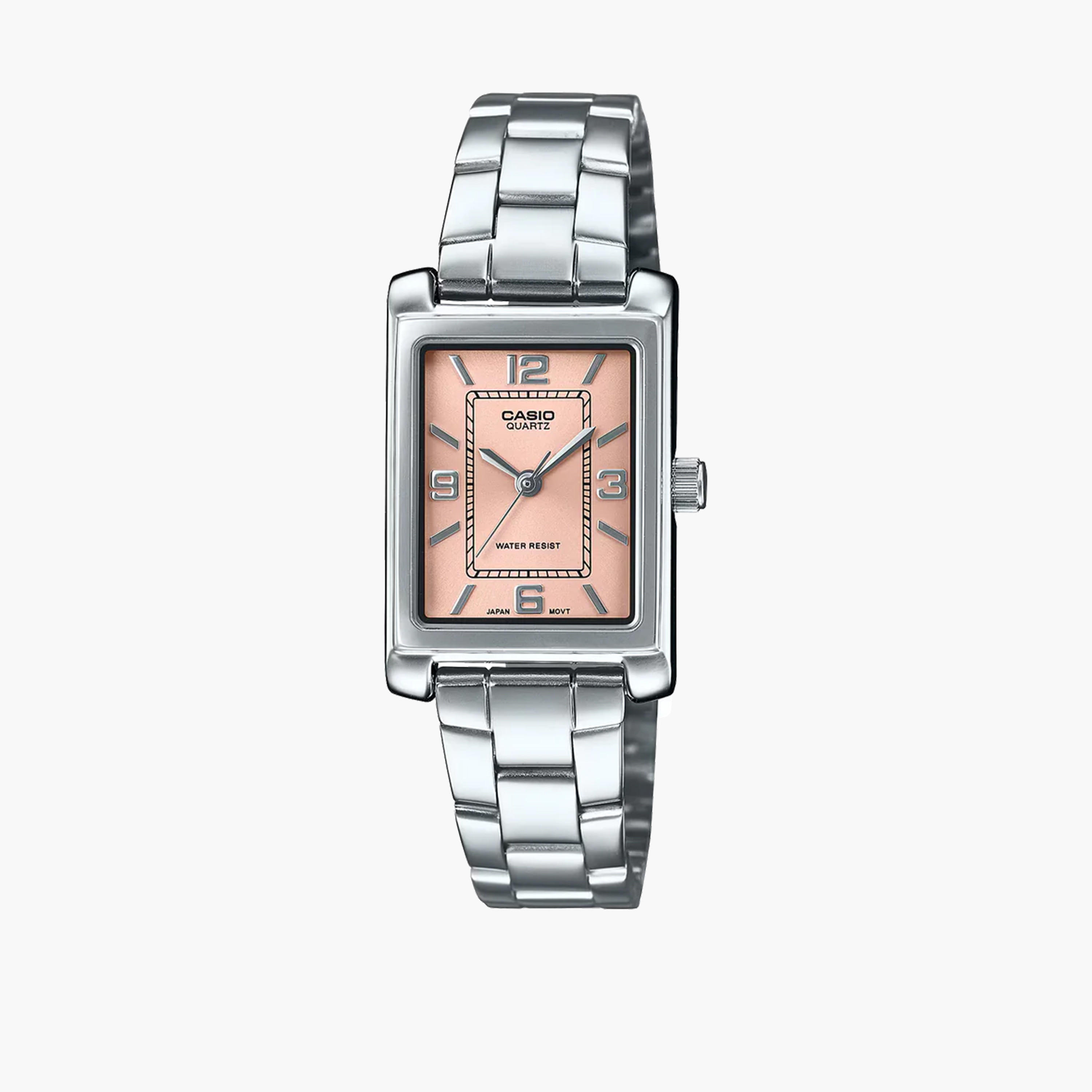 كاسيو- ساعة نسائية بحزام ستانلس ستيل تناظري فضي 32 مم | LTP-1234DD-1ADF-women-watchesandjewellery-watches-image-5