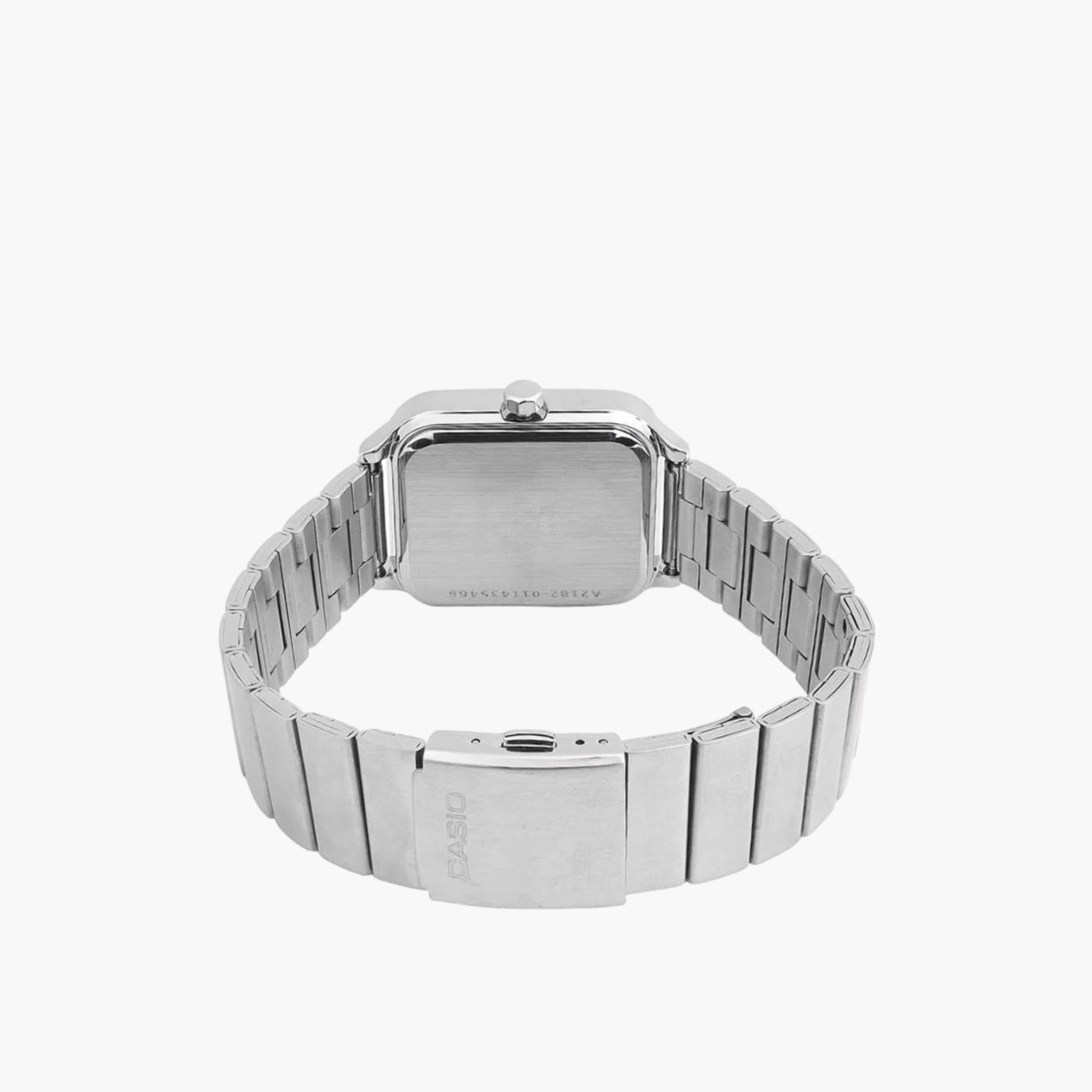 كاسيو- ساعة فضية تناظرية بسوار ستانلس ستيل للرجال 45 مم | MTP-M305D-2AVDF-men-watchesandjewellery-watches-image-3