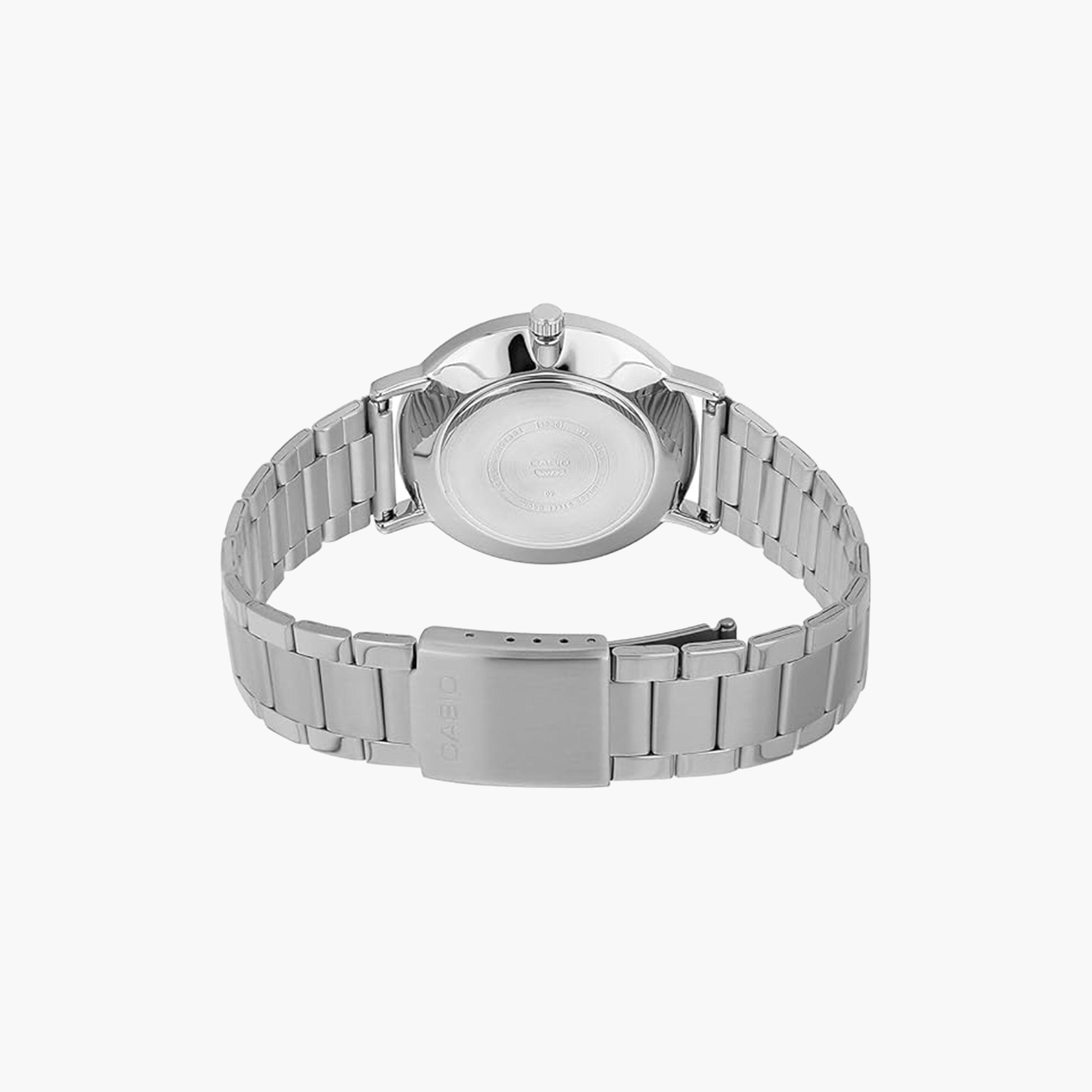 كاسيو-  ساعة رجالية بسوار ستانلس ستيل   46 مم باللون الفضي | MTP-VT01DM-7AUDF-men-watchesandjewellery-watches-image-3