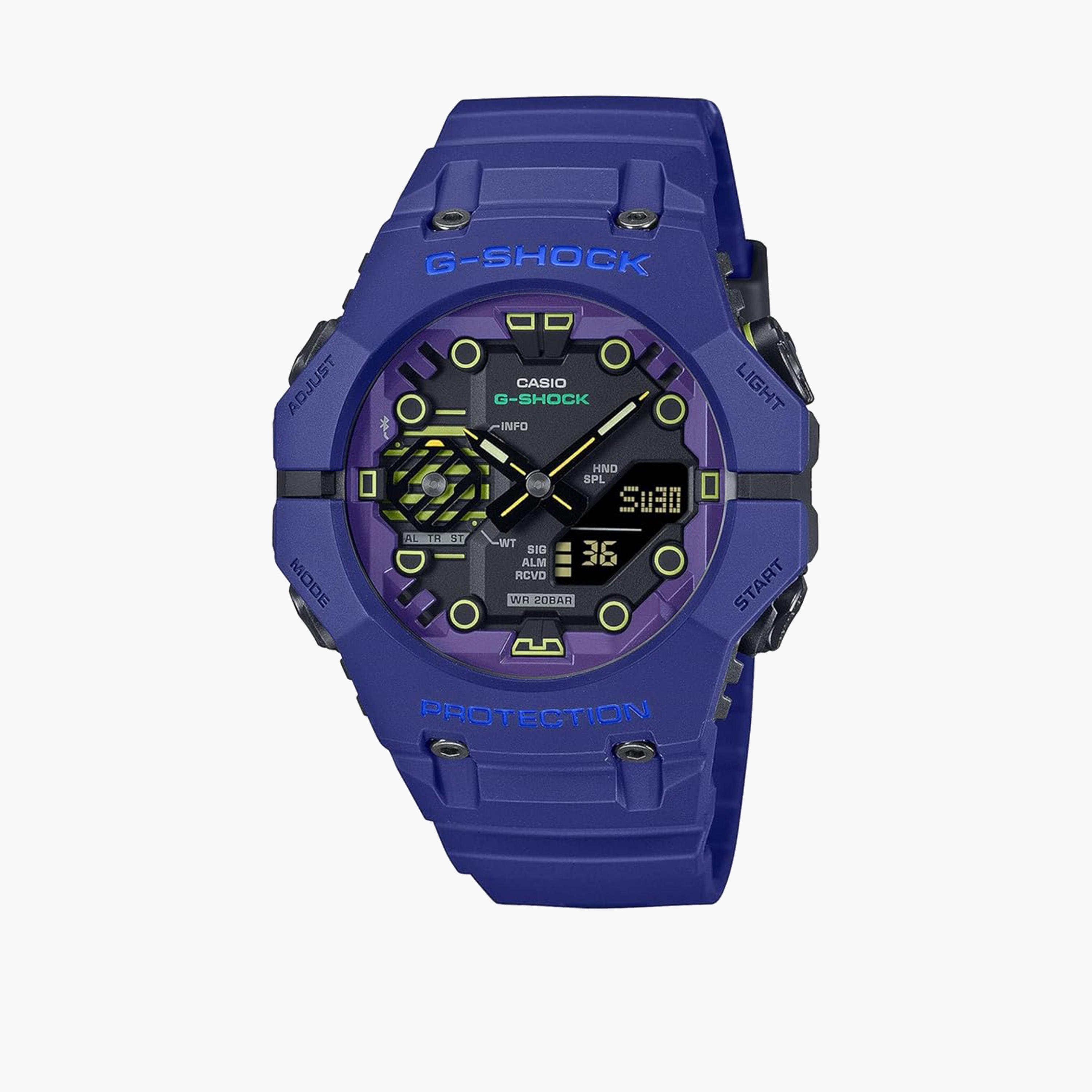 G-SHOCK Men's 46MM Blue Analog-Digital Plastic Strap Watch | GA-B001CBR-2ADR-men-watchesandjewellery-watches-image-1
