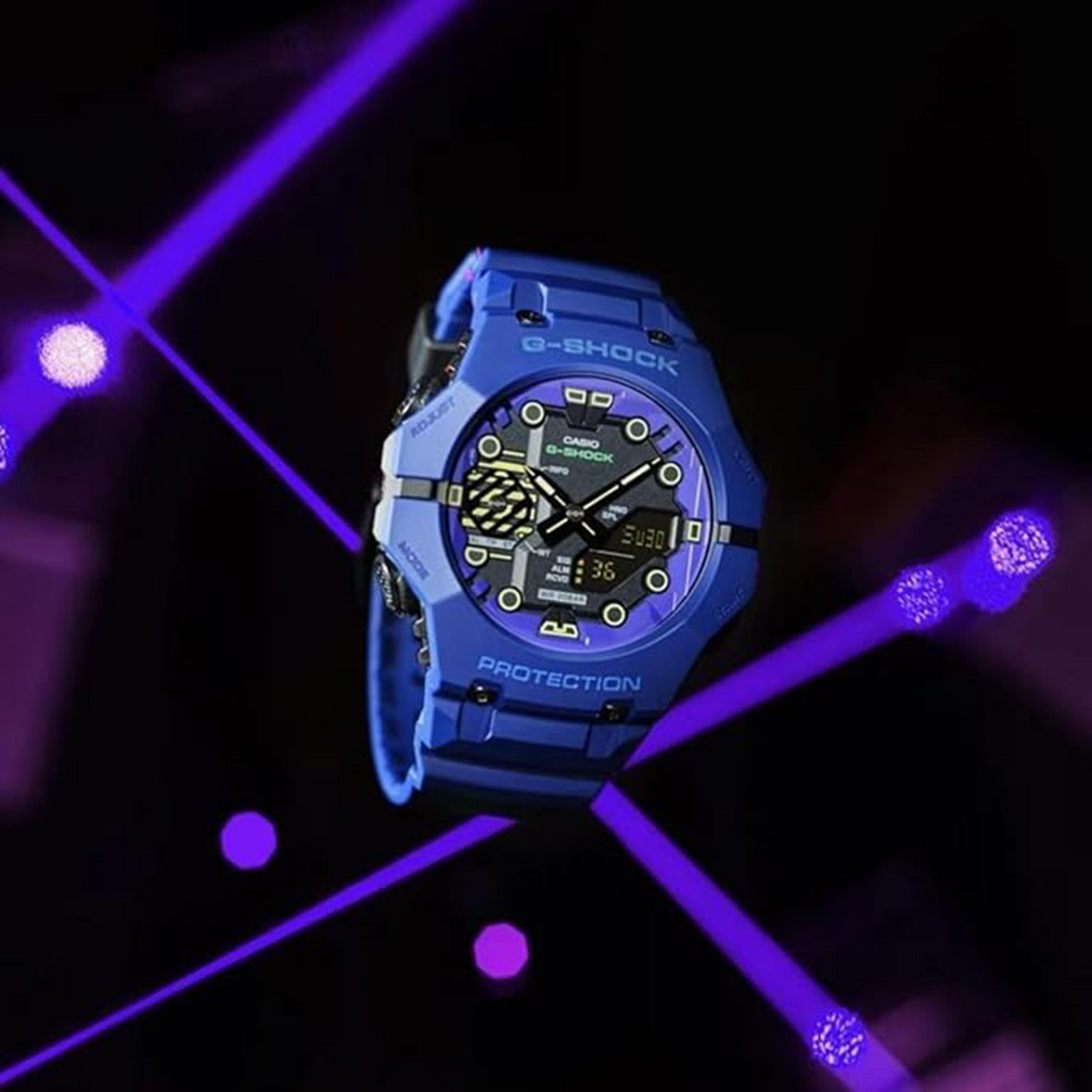 G-SHOCK Men's 46MM Blue Analog-Digital Plastic Strap Watch | GA-B001CBR-2ADR-men-watchesandjewellery-watches-image-2
