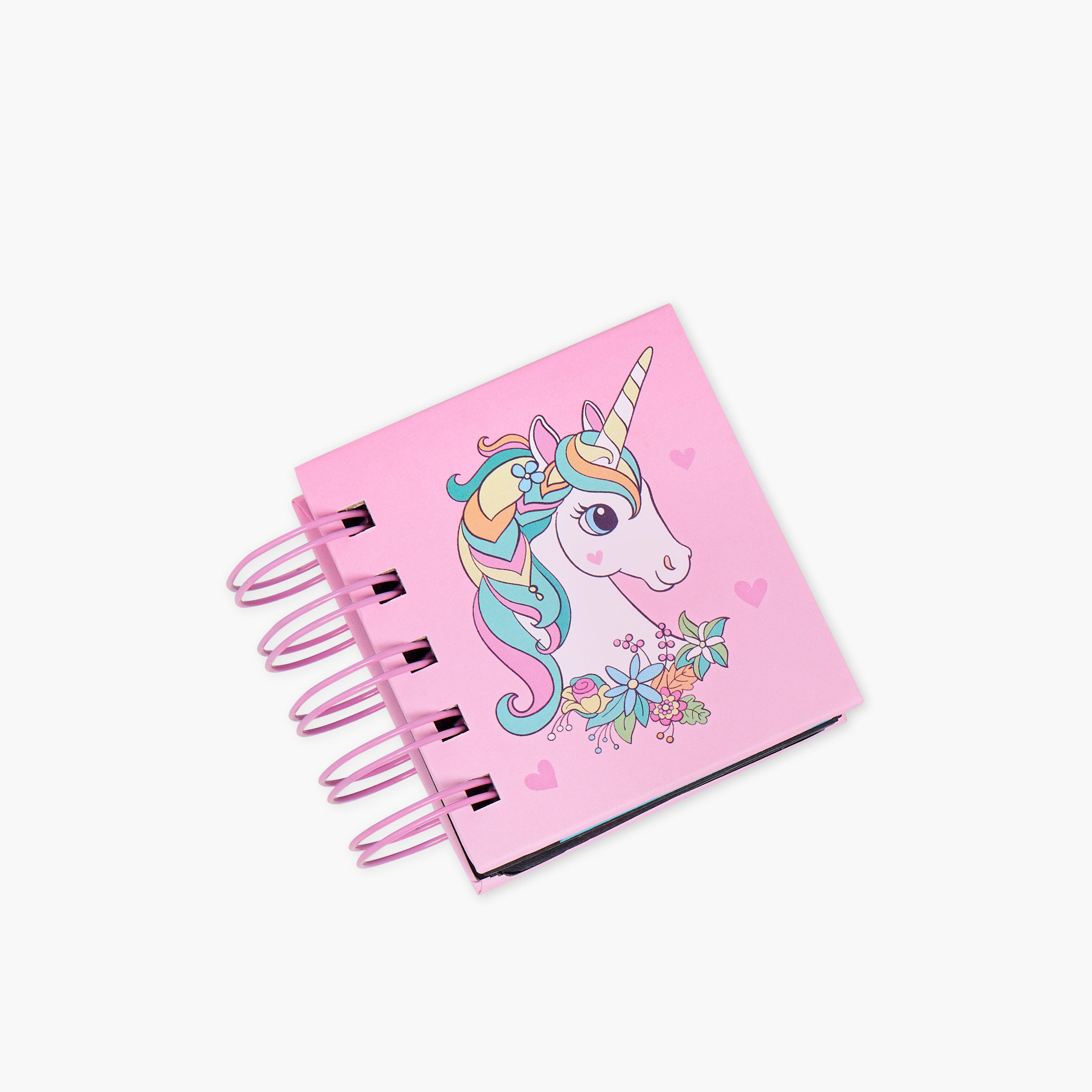 Findz Unicorn Print Spiral Sticky Notes Pad-school-stationery-accessories-image-2