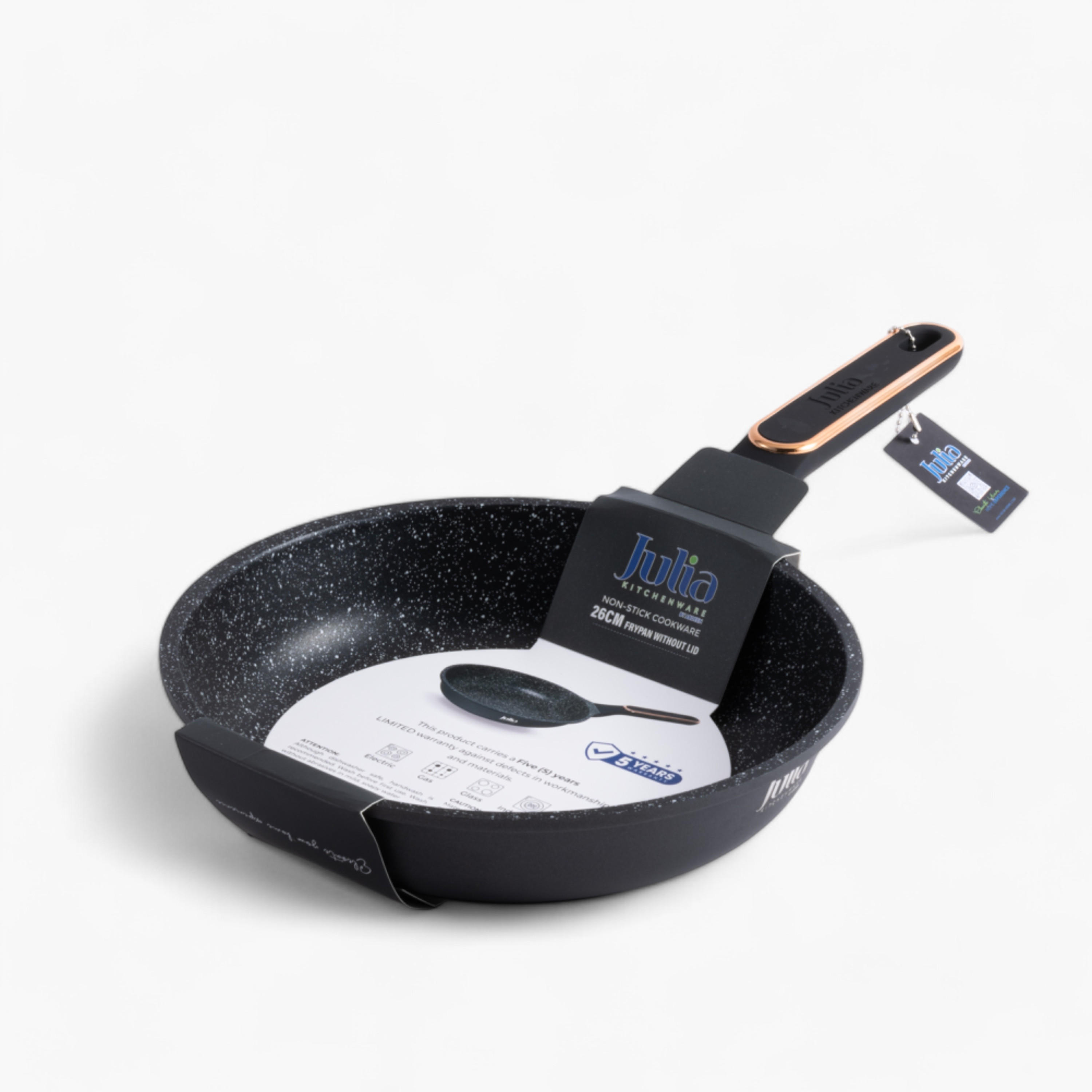 مقلاة جرانيت غير قابلة للالتصاق جوليا إيليت برو بلس من أوتانتيك - 26 سم-household-kitchen-cookware-potsandpans-image-1