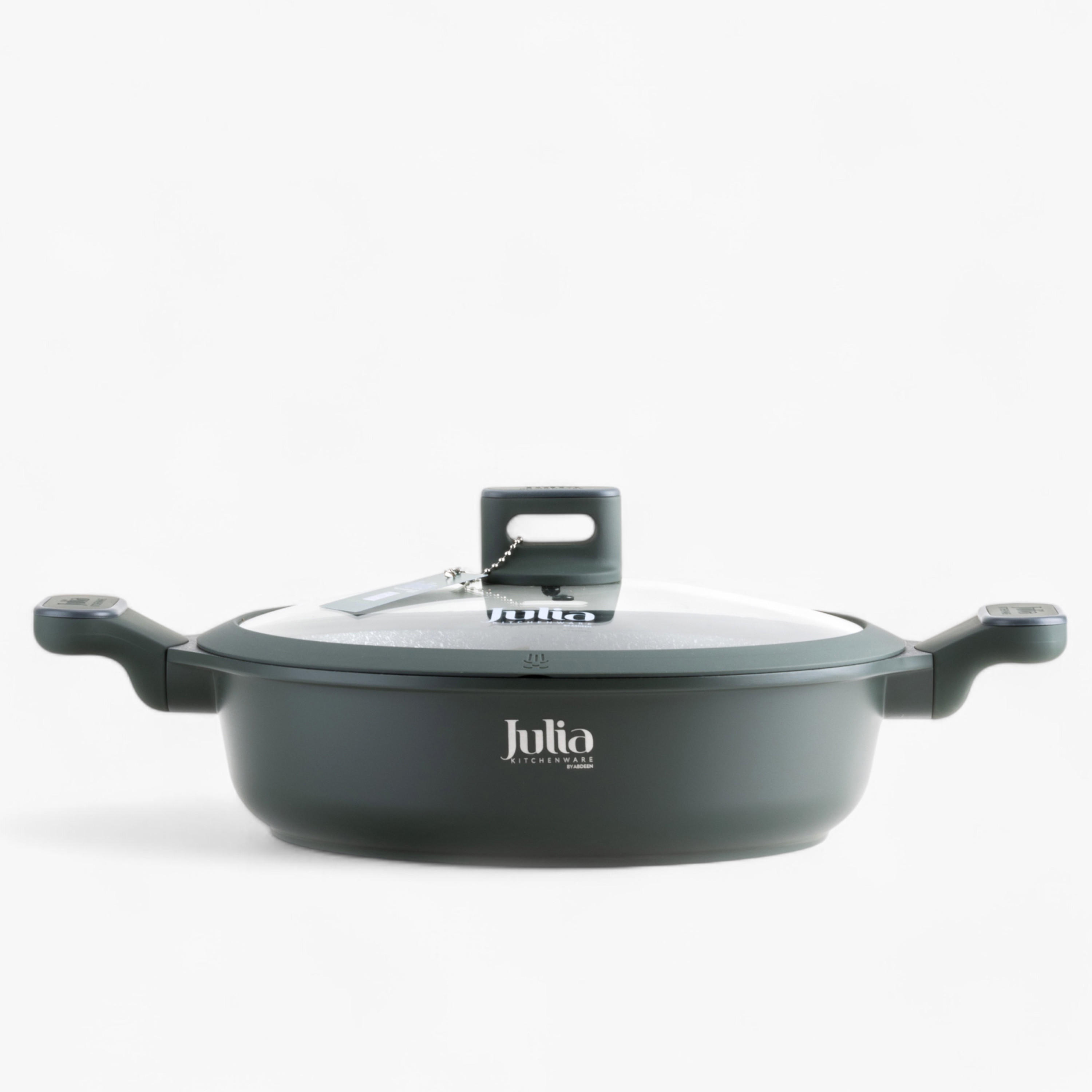 قدر مسطح غير لاصق جوليا إيليت برو بلس من أوتانتيك - 28 سم-household-kitchen-cookware-potsandpans-image-1