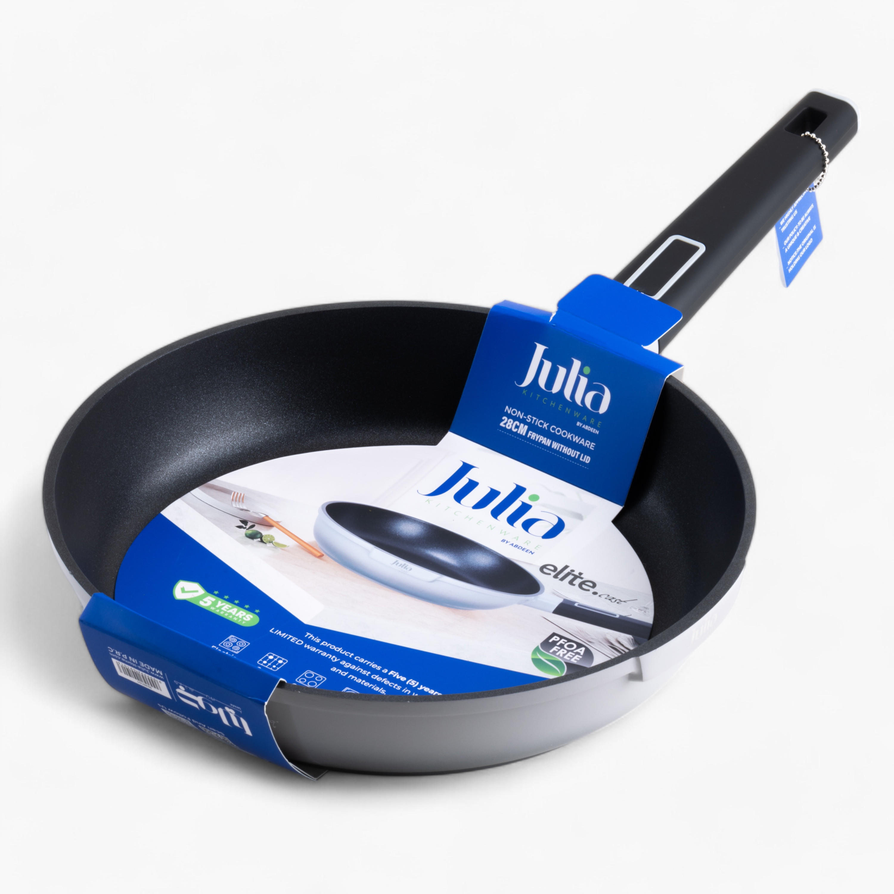 مقلاة جوليا إيليت ألومنيوم مصبوب غير قابلة للالتصاق من أوتانتيك - 28 سم-household-kitchen-cookware-potsandpans-image-1