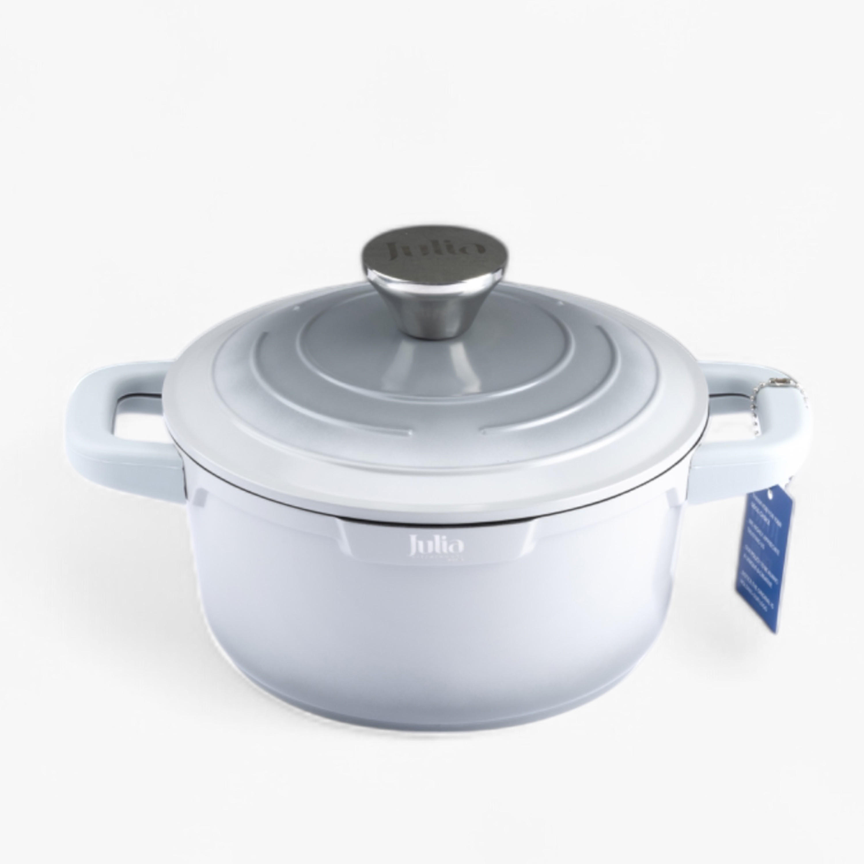 Otantik Julia Elite Cast Aluminium Non-Stick Casserole with Lid - 20 cms-household-kitchen-cookware-potsandpans-image-2