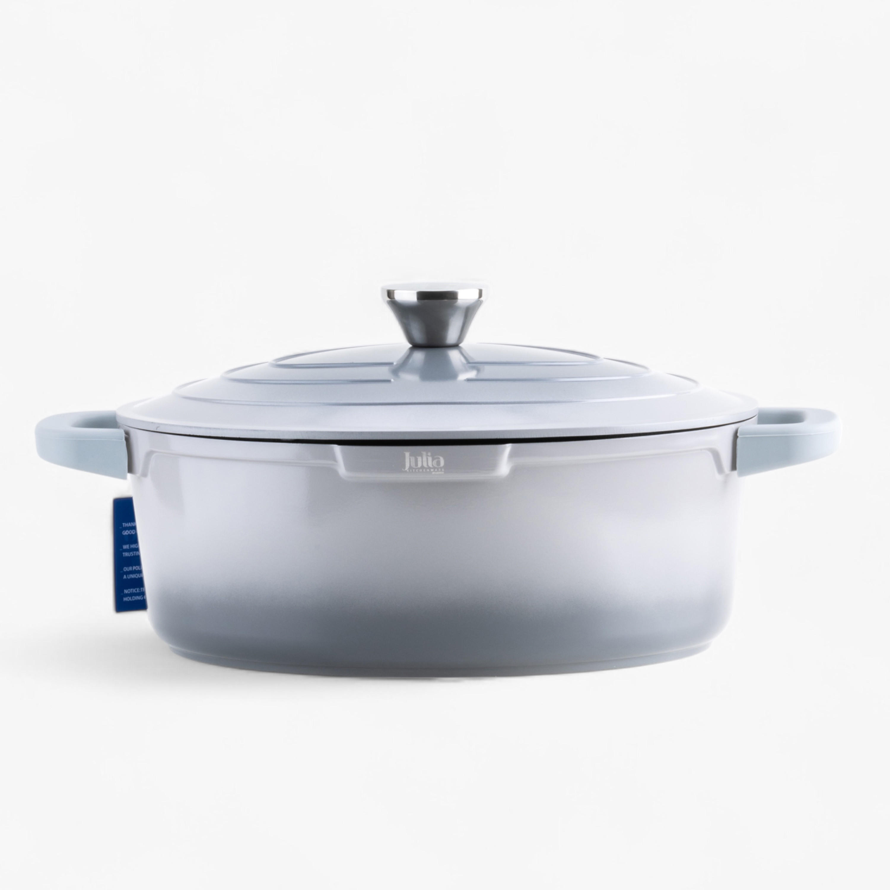 كسرولة غير عميقة مطروقة مع غطاء جوليا إيليت من أوتانيك - 32 سم-household-kitchen-cookware-potsandpans-image-1
