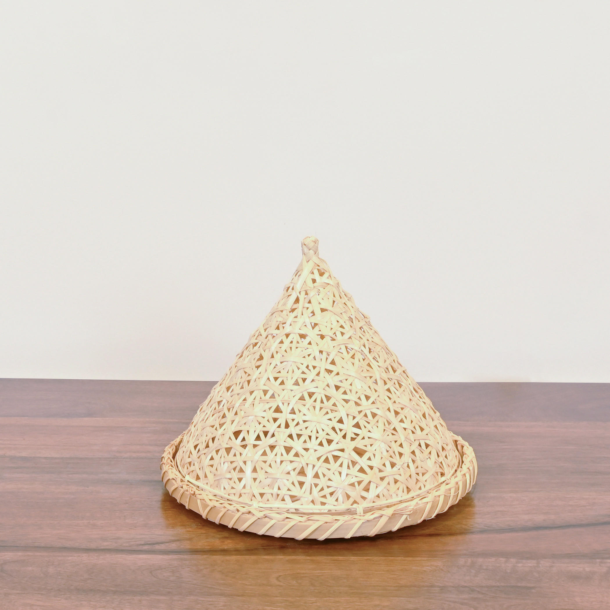 Bamboo Food Cover and Tray Set - 26x20 cms-household-kitchen-foodstorage-containers-image-1