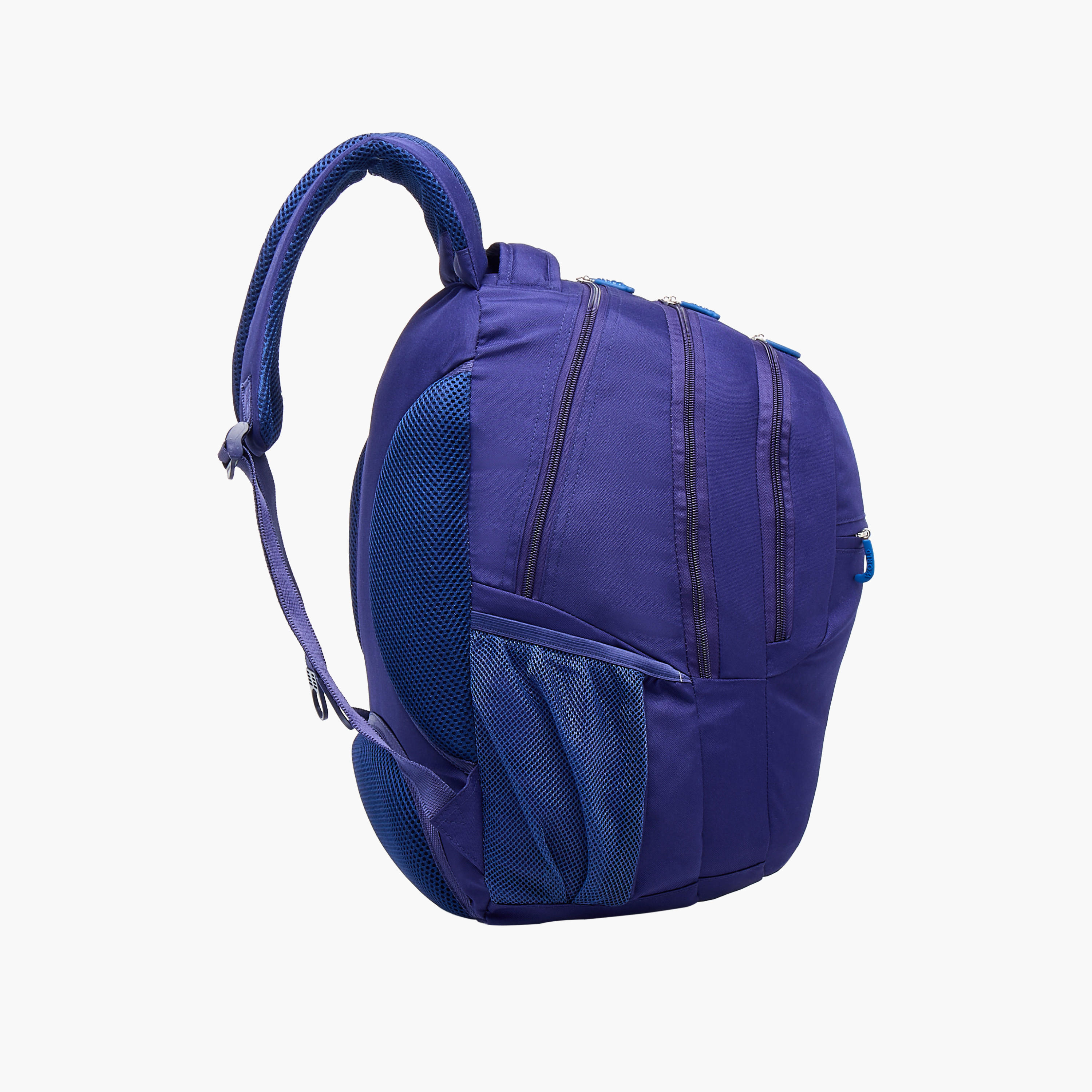 J World Solid 18 inch Backpack with Adjustable Straps and Zip Closure - 27x38x13 cms-school-bagsandbackpacks-backpacks-image-5